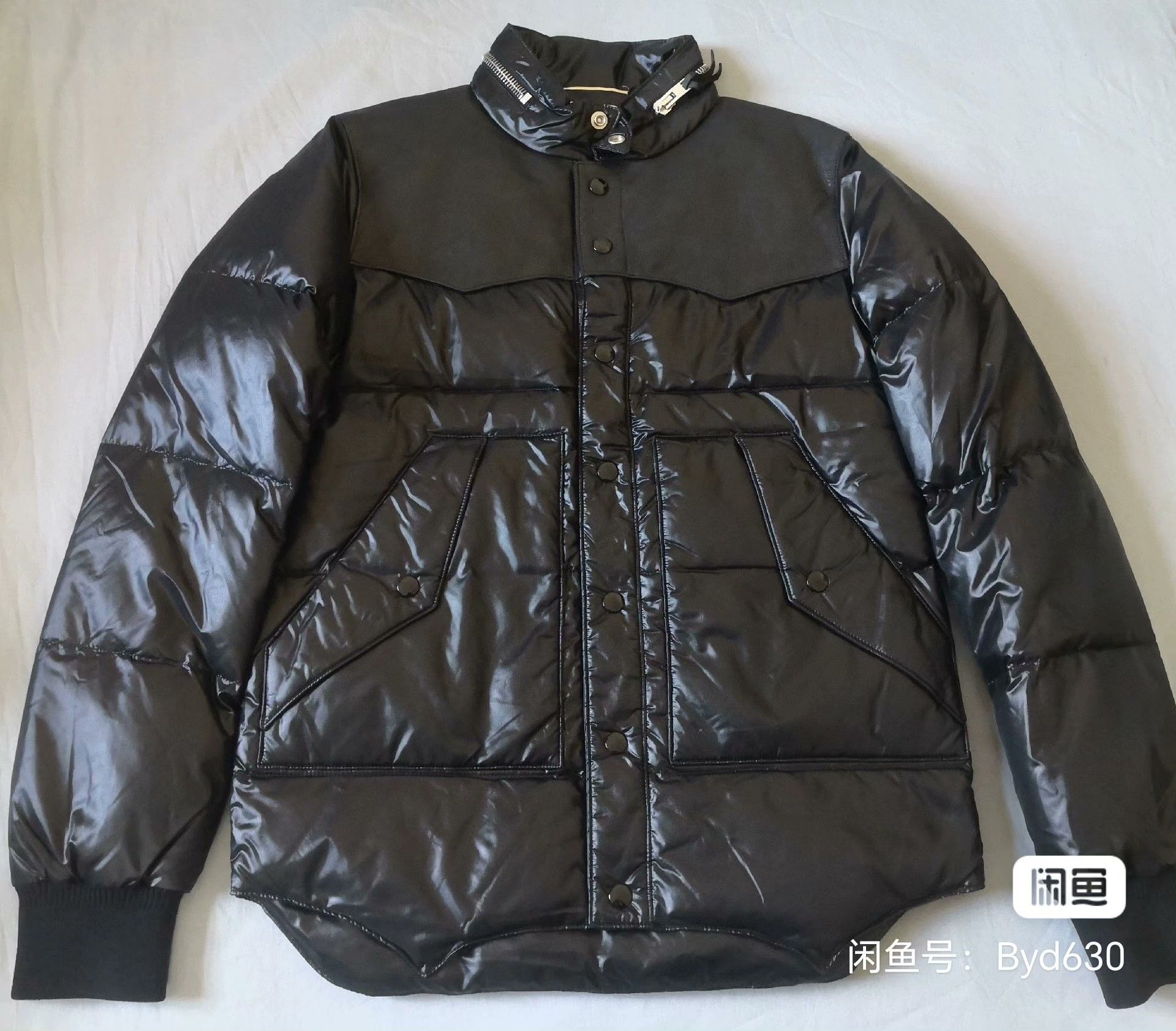 Saint Laurent Paris Saint Laurent Black Puffer Jacket Size US S / EU 44-46 / 1 - 1 Thumbnail