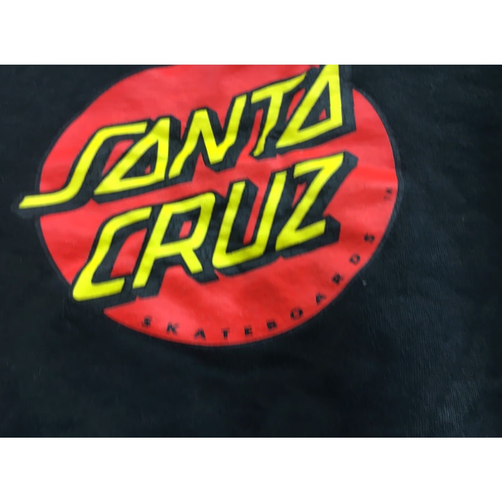 Vintage Santa Cruz Hoodie Men Black Graphic Print Hooded Pockets Sweater Pullover Long Sleeve Size S Regular Logo Bedrock? Size US S / EU 44-46 / 1 - 3 Thumbnail
