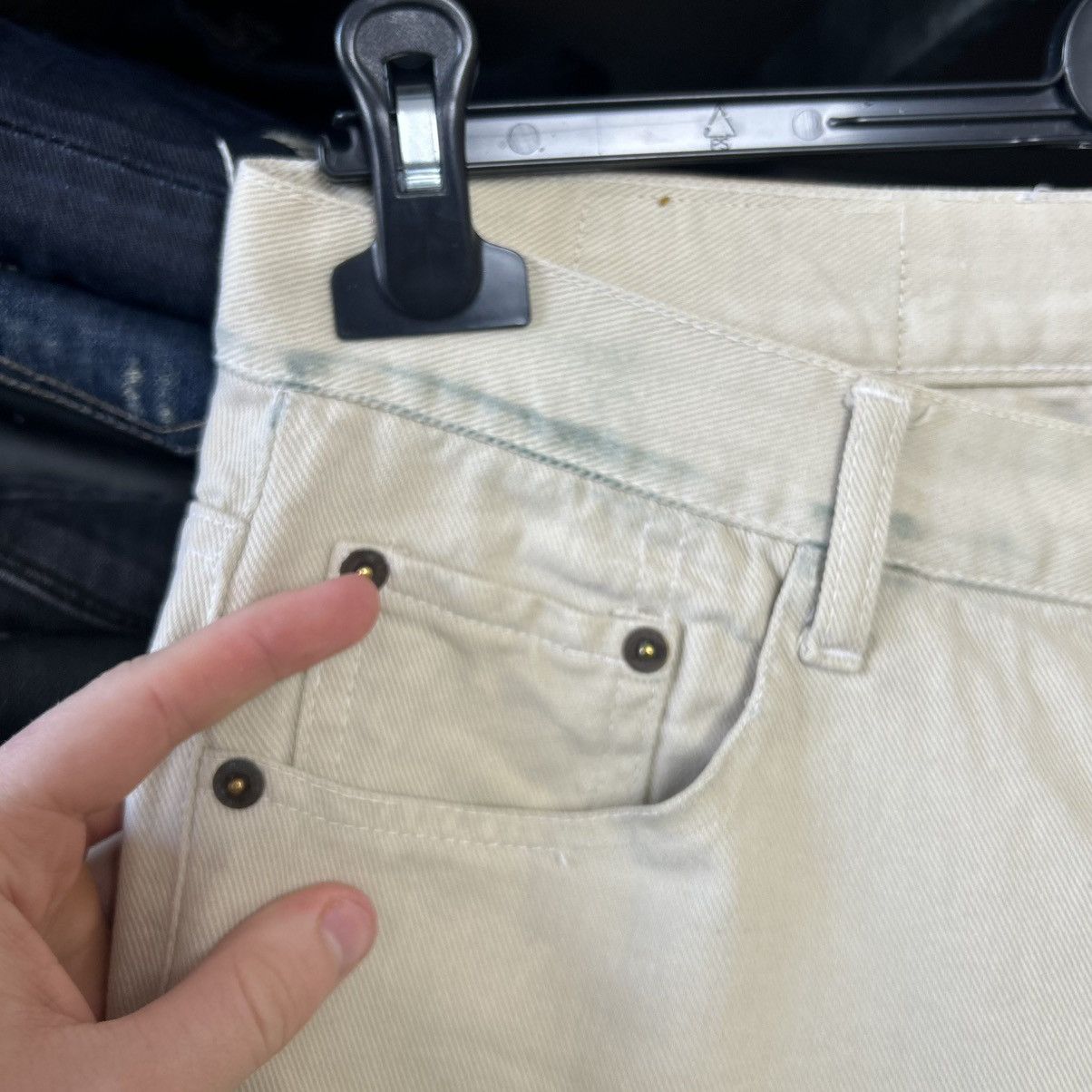 Levi's Vintage Clothing Vintage Levis 501xx Made InUSA rare beige denim jeans Size US 34 / EU 50 - 10 Thumbnail