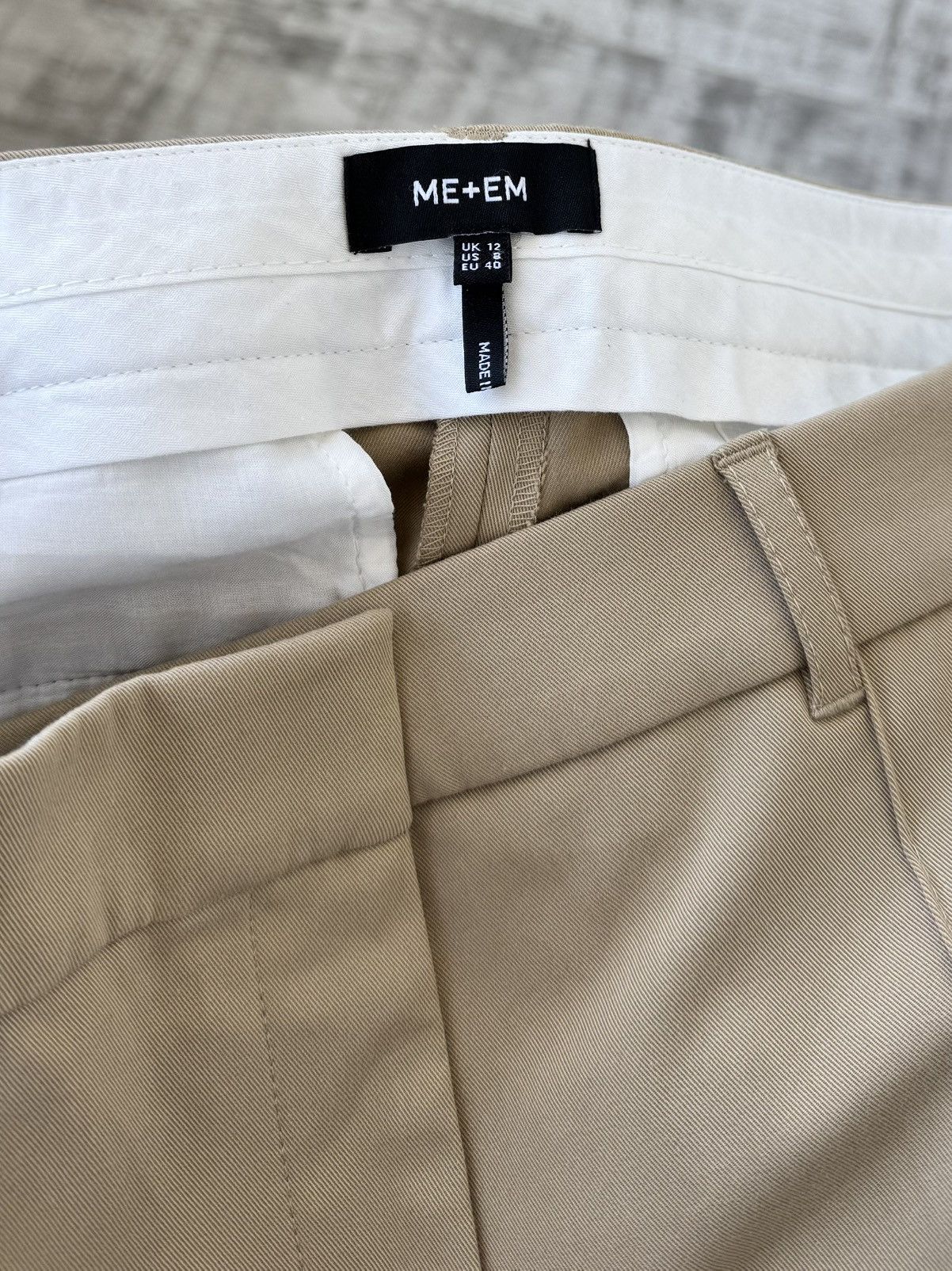 ME+EM ME+EM side stripe slim crop pant Size 30" / US 8 / IT 44 - 6 Thumbnail
