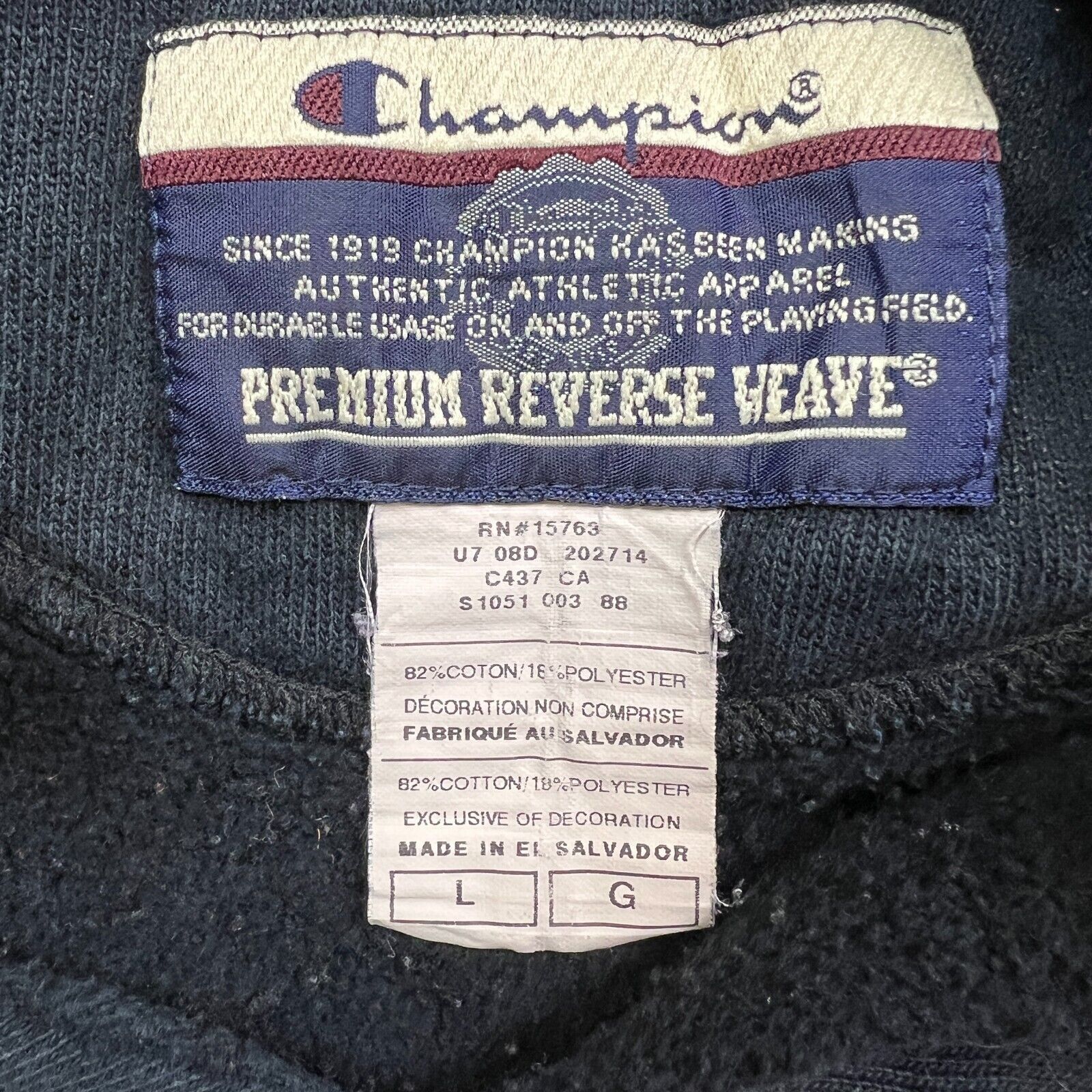 Champion × Vintage Champion Reverse Weave Hoodie Large Staywell Hooded Pullover Size US L / EU 52-54 / 3 - 6 Thumbnail