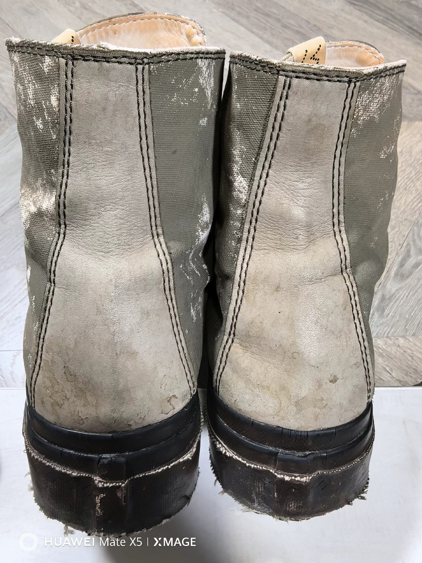 Visvim VISVIM 21SS SKAGWAY HI G.PATTEN Coated Aged厚底 Olive 10.5US Size US 10.5 / EU 43-44 - 5 Thumbnail