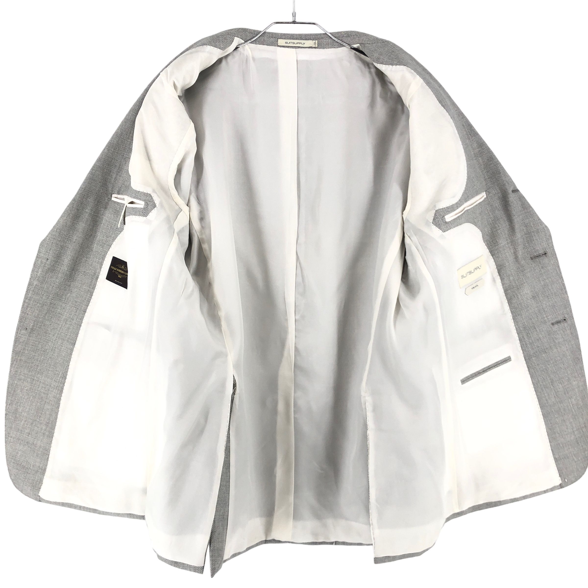 Suitsupply Havana Jetted Wool Formal Suit EU:56; UK/US:46 - W38 L31 Size 46S - 4 Thumbnail