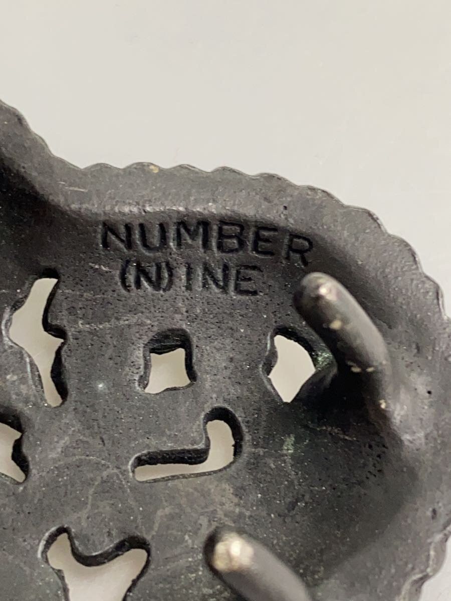 Number (N)ine Heart Buckle Perforated Leather Belt Size ONE SIZE - 7 Thumbnail