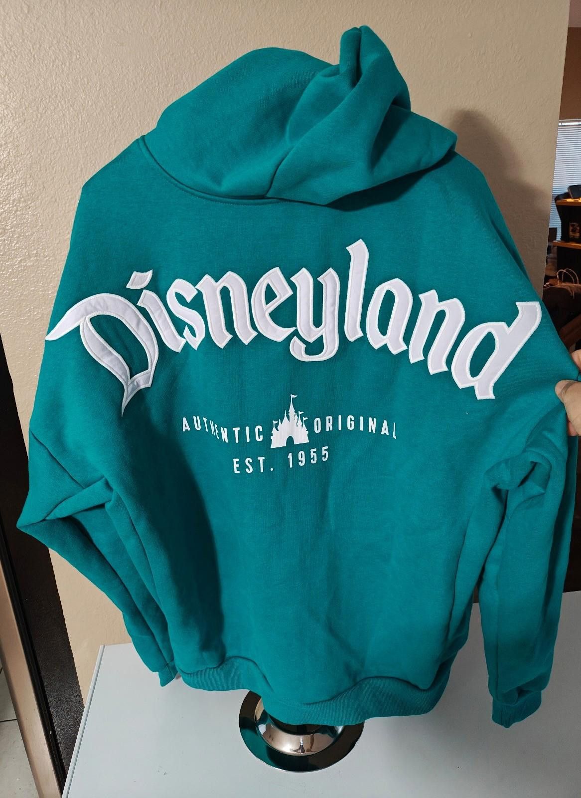 Disney Disney Parks Disneyland Authentic Original Teal Hoodie Size US 34 / EU 50 - 6 Thumbnail