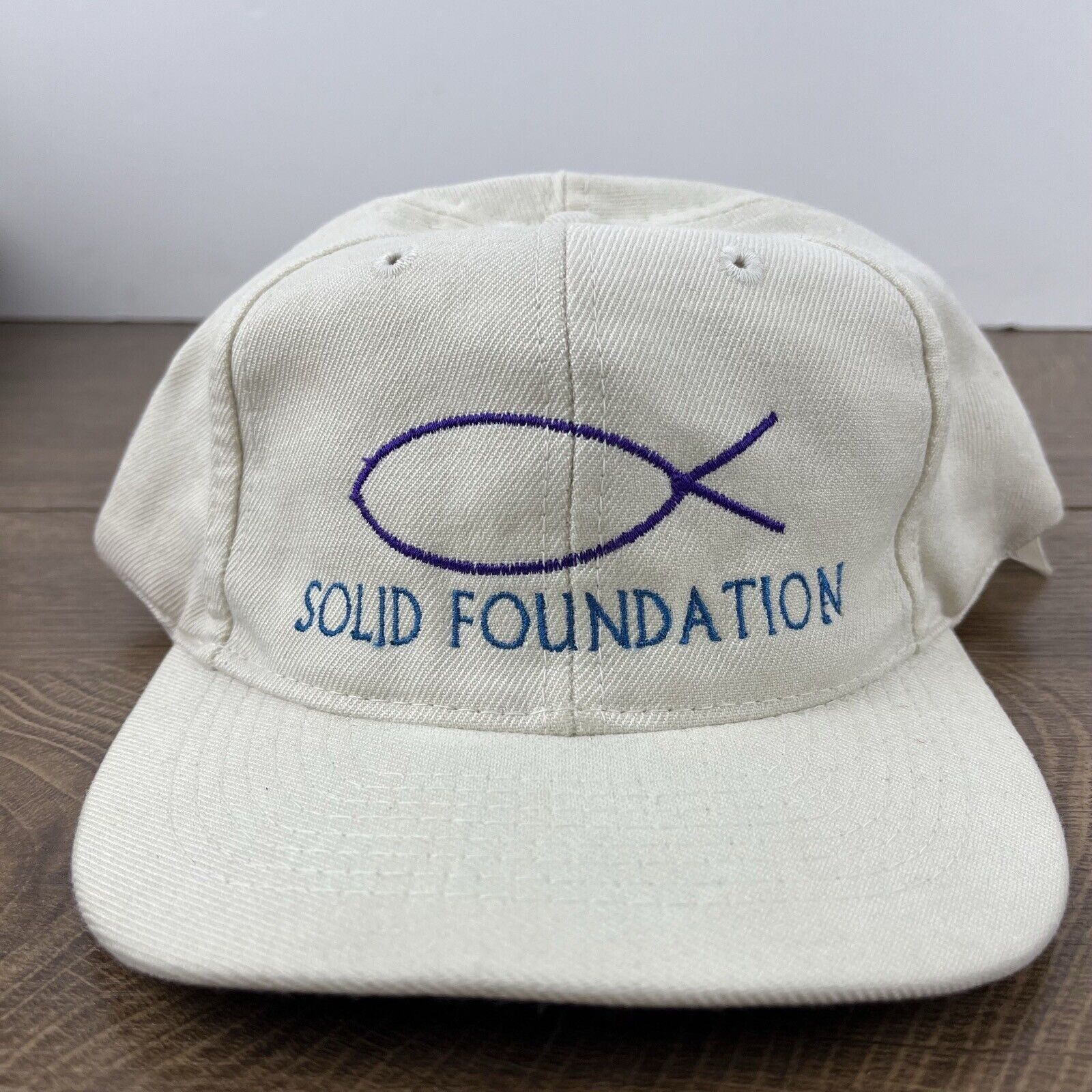 Other Solid Foundation Hat Snapback Hat White Hat Adjustable White Size ONE SIZE - 5 Thumbnail