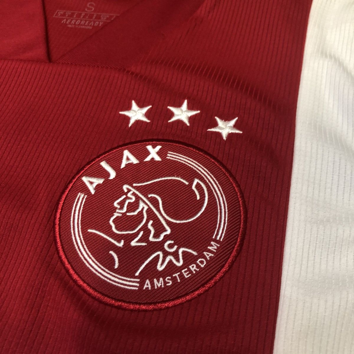 Adidas Ajax 20/21 C/L home shirt #8 Gravenberch Size US S / EU 44-46 / 1 - 8 Thumbnail