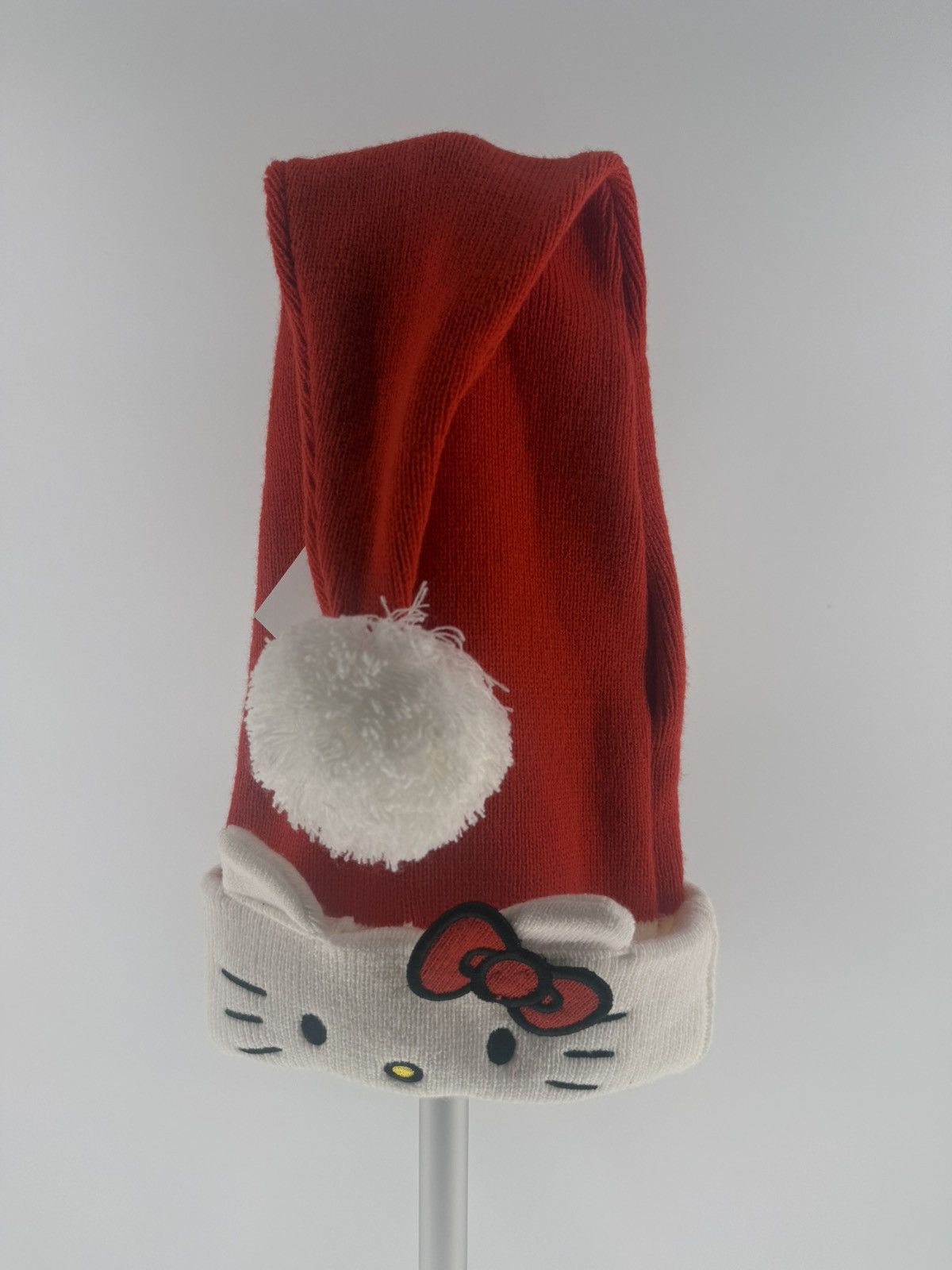 Other Hello Kitty Christmas Holiday Santa Red Beanie Hat Knit Size ONE SIZE - 6 Thumbnail