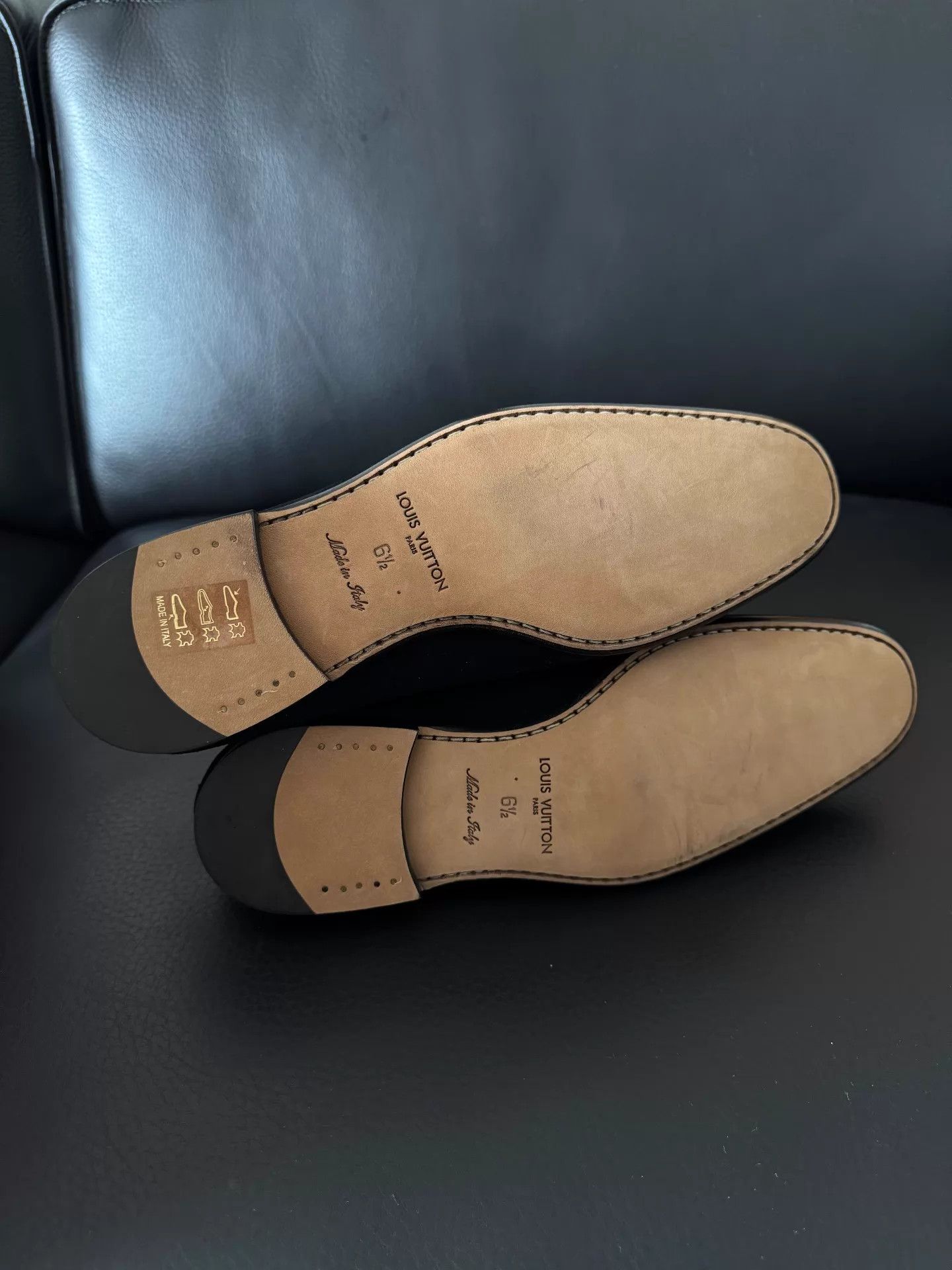 Louis Vuitton LV Deerskin Big Logo Men's Loafers 6.5UK/40.5EU Size US 7.5 / EU 40-41 - 7 Thumbnail
