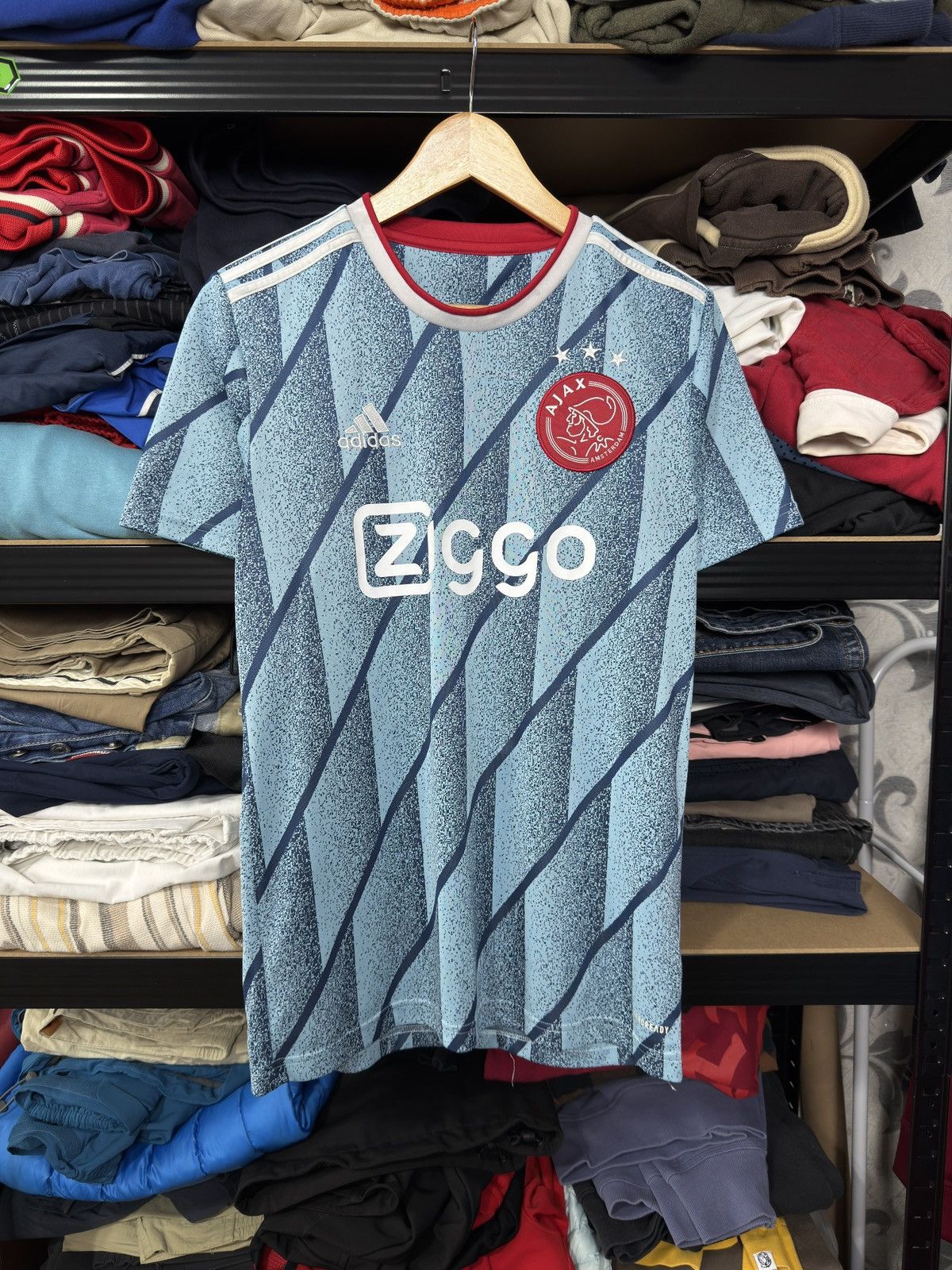 Adidas ADIDAS AJAX AMSTERDAM 2020 2021 AWAY FOOTBALL SHIRT JERSEY Size US S / EU 44-46 / 1 - 7 Thumbnail