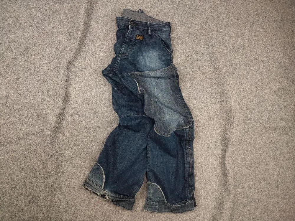 G-Star Rare Vintage G Star Raw Concept elwood Y2K Baggy Zip Jeans Size US 32 / EU 48 - 1 Thumbnail