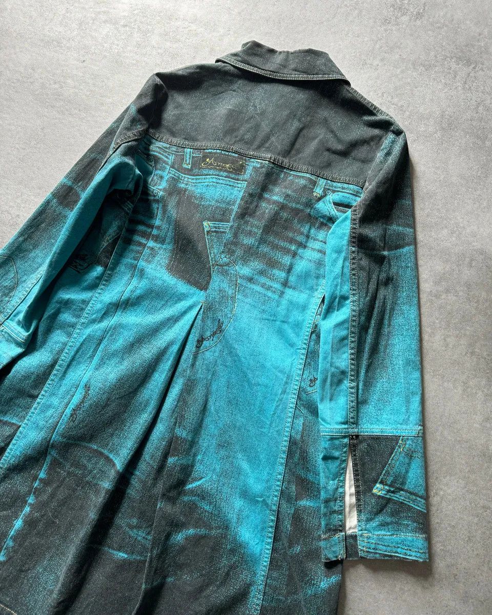 Roberto Cavalli AW2003 Roberto Cavalli Trompe loeil Pockets Blue Jacket Size M / US 6-8 / IT 42-44 - 5 Thumbnail