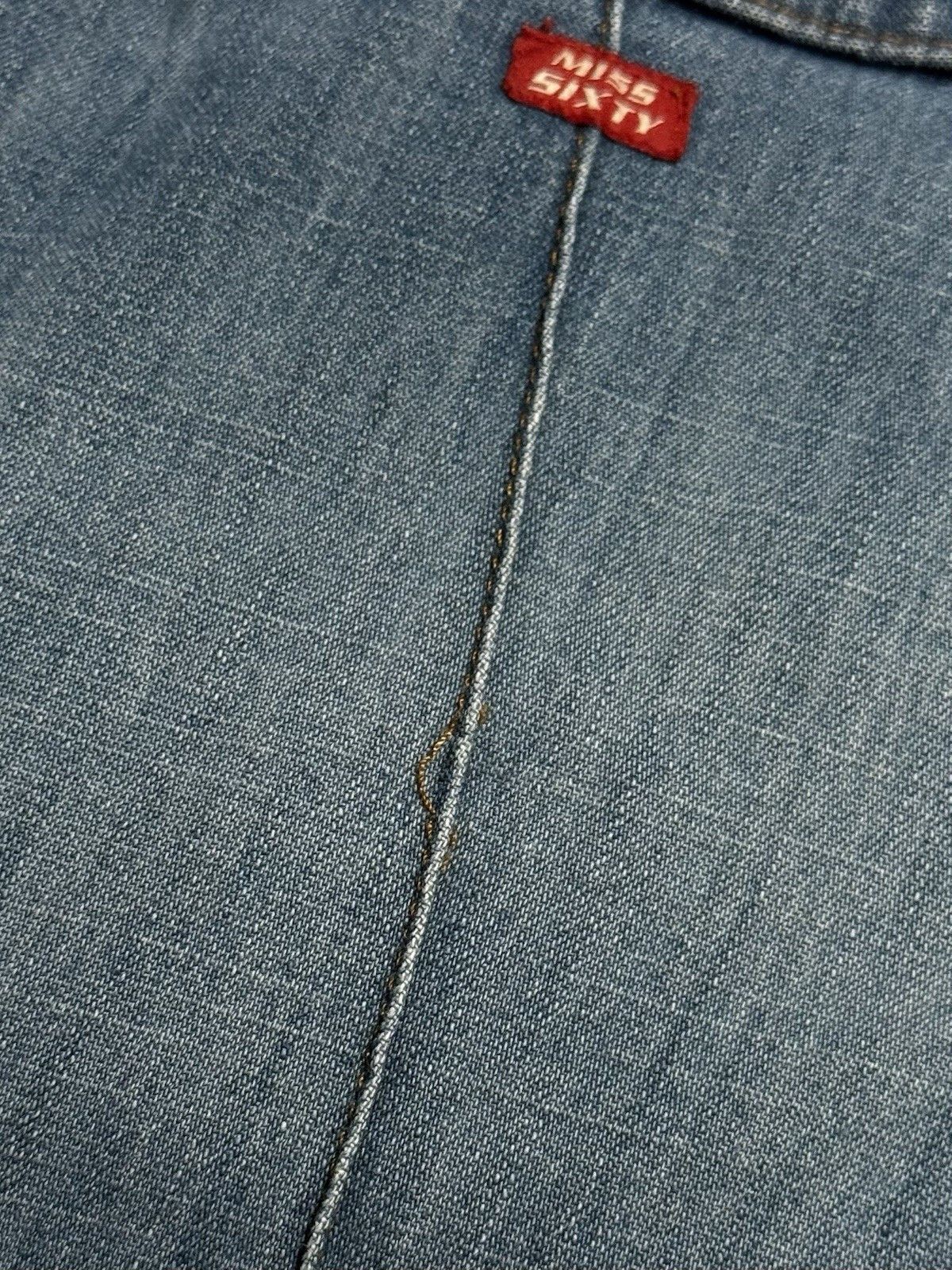 Miss Sixty Miss sixty 60 Baggy y2k Low rise Vintage Jeans pockets Size 29" - 15 Thumbnail