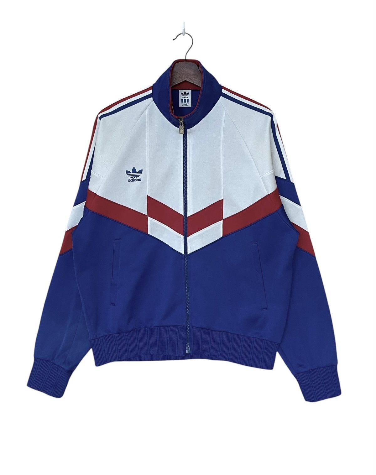 Adidas × Vintage Vintage Brand Adidas Football France Team Tracktop 1990s Size US M / EU 48-50 / 2 - 1 Thumbnail