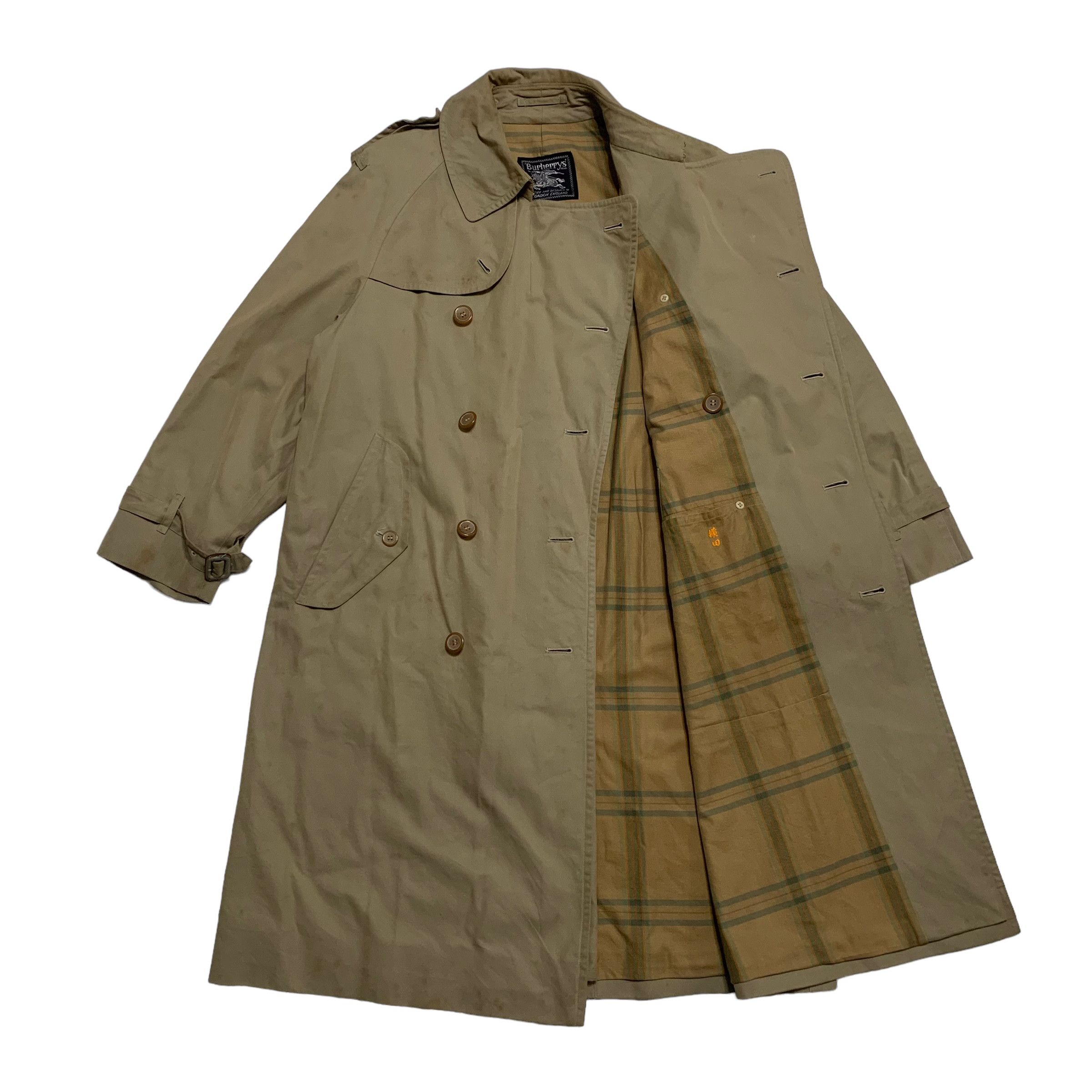 Burberry Vintage 70s Burberrys Double Breast Trench Coat Size US L / EU 52-54 / 3 - 8 Thumbnail