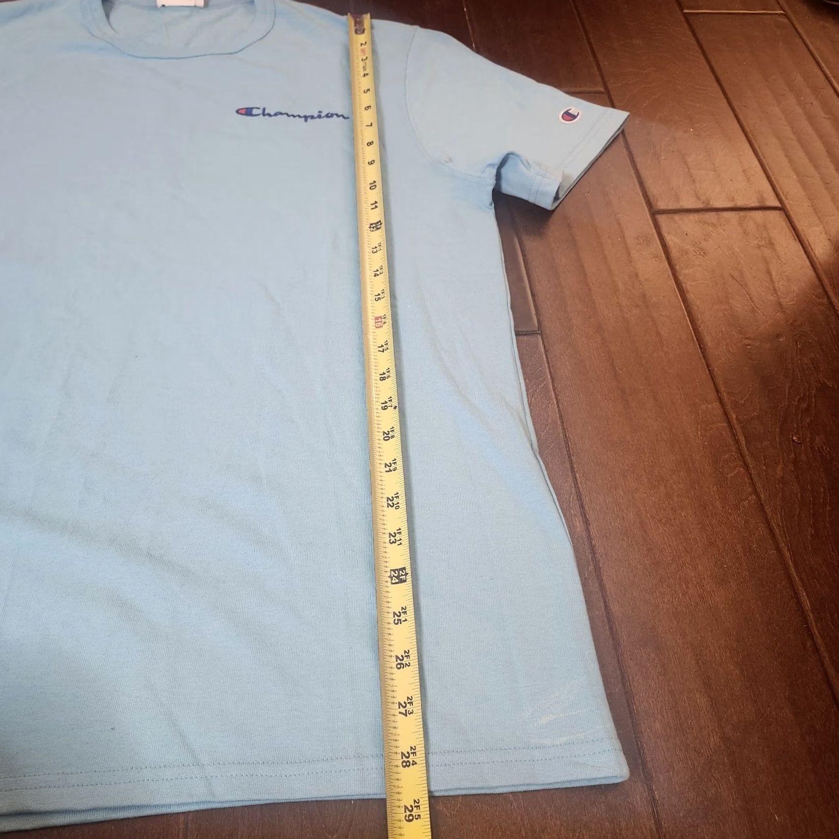 Champion Champion Men's Blue Logo Short Sleeve T-shirt Tee - Size Large Size US L / EU 52-54 / 3 - 6 Thumbnail