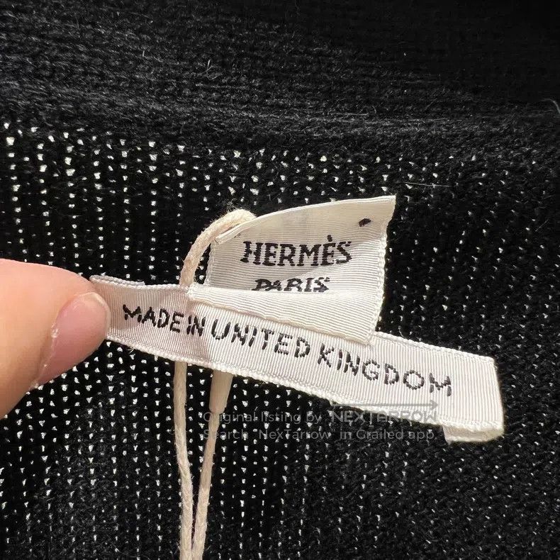 Hermes Hermes Logo single-row button knit cardigan Size XXS / US 00 / IT 34 - 3 Thumbnail
