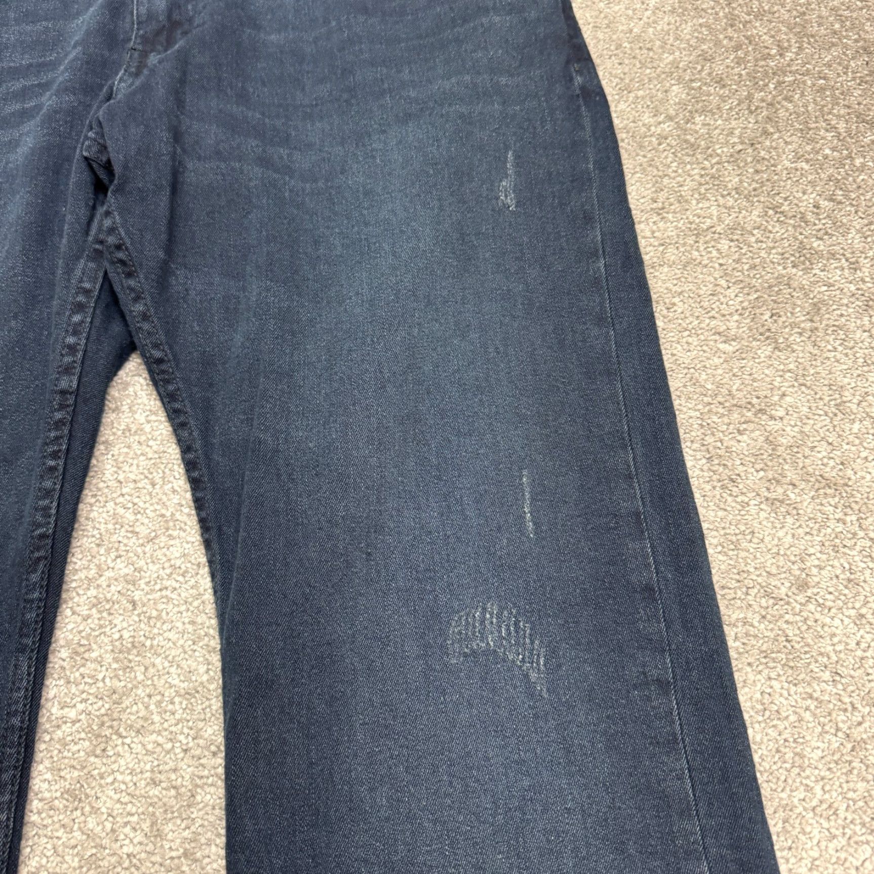Cavalli Class Cavalli Class Jeans - Men - 40 - Distressed Straight Leg Denim - Blue Dark Wash - 5-Pocket - Regular Fit Size US 40 / EU 56 - 6 Thumbnail