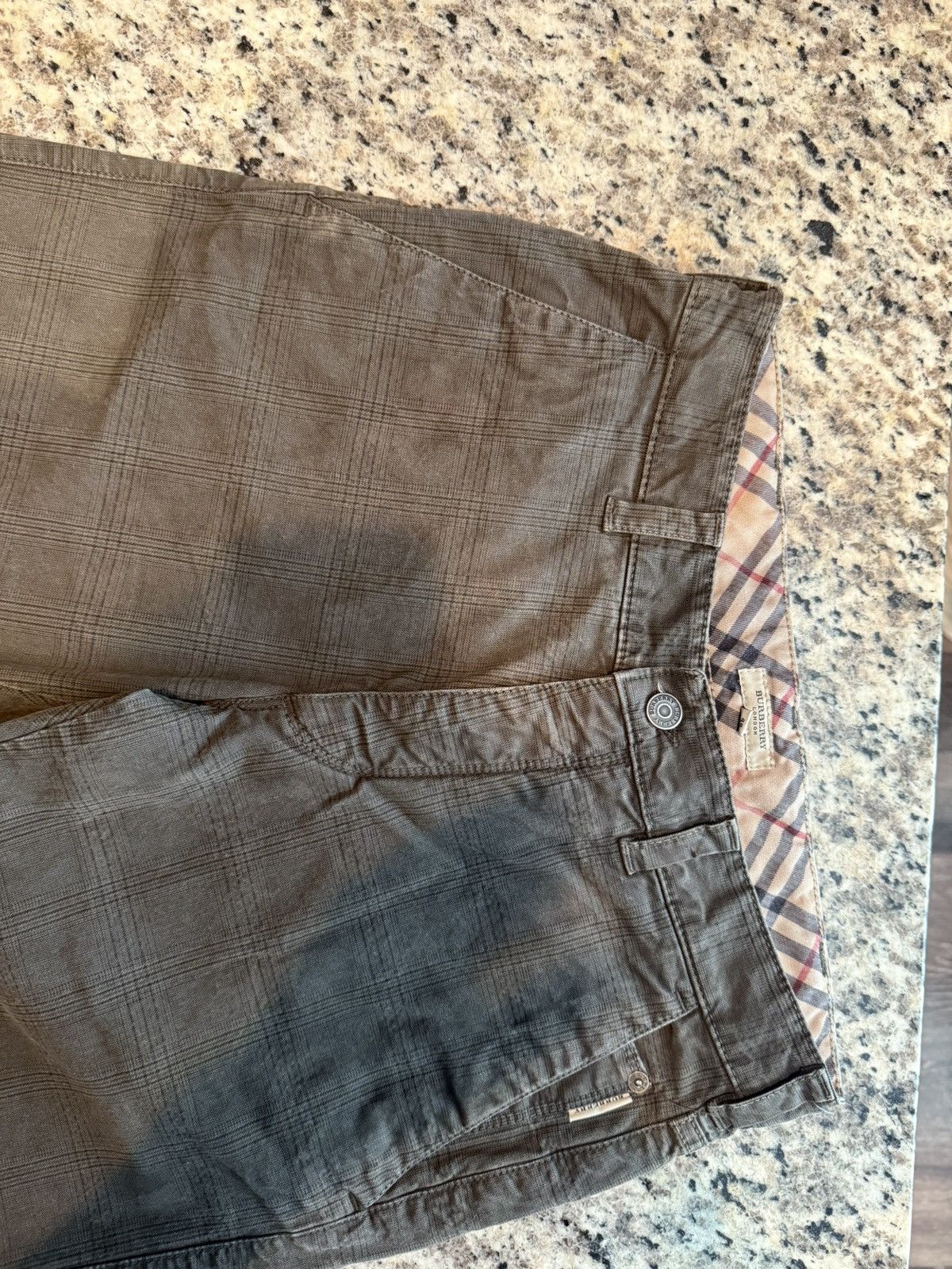 Burberry Vintage Burberry Classic Checkered Pant (Brown) Size US 32 / EU 48 - 5 Thumbnail