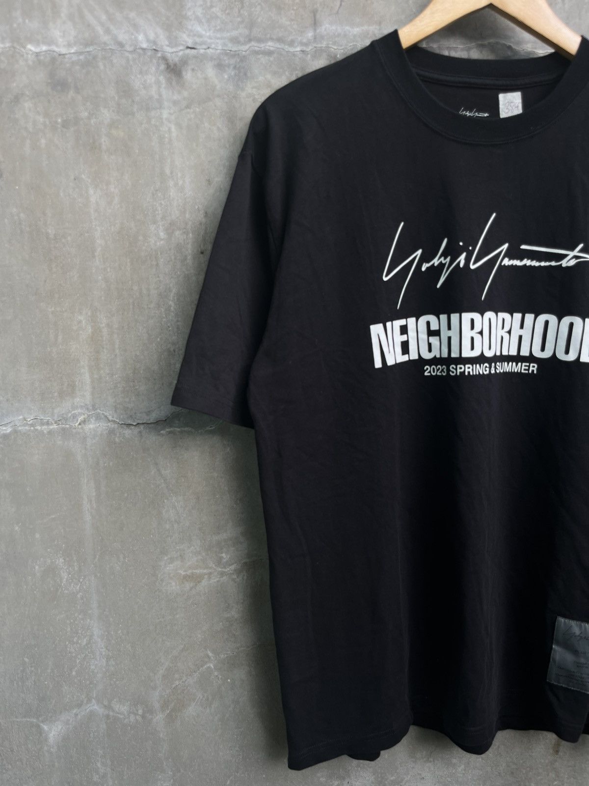 Neighborhood Yohji Yamamoto SS23 Logo Tee Size US L / EU 52-54 / 3 - 2 Thumbnail