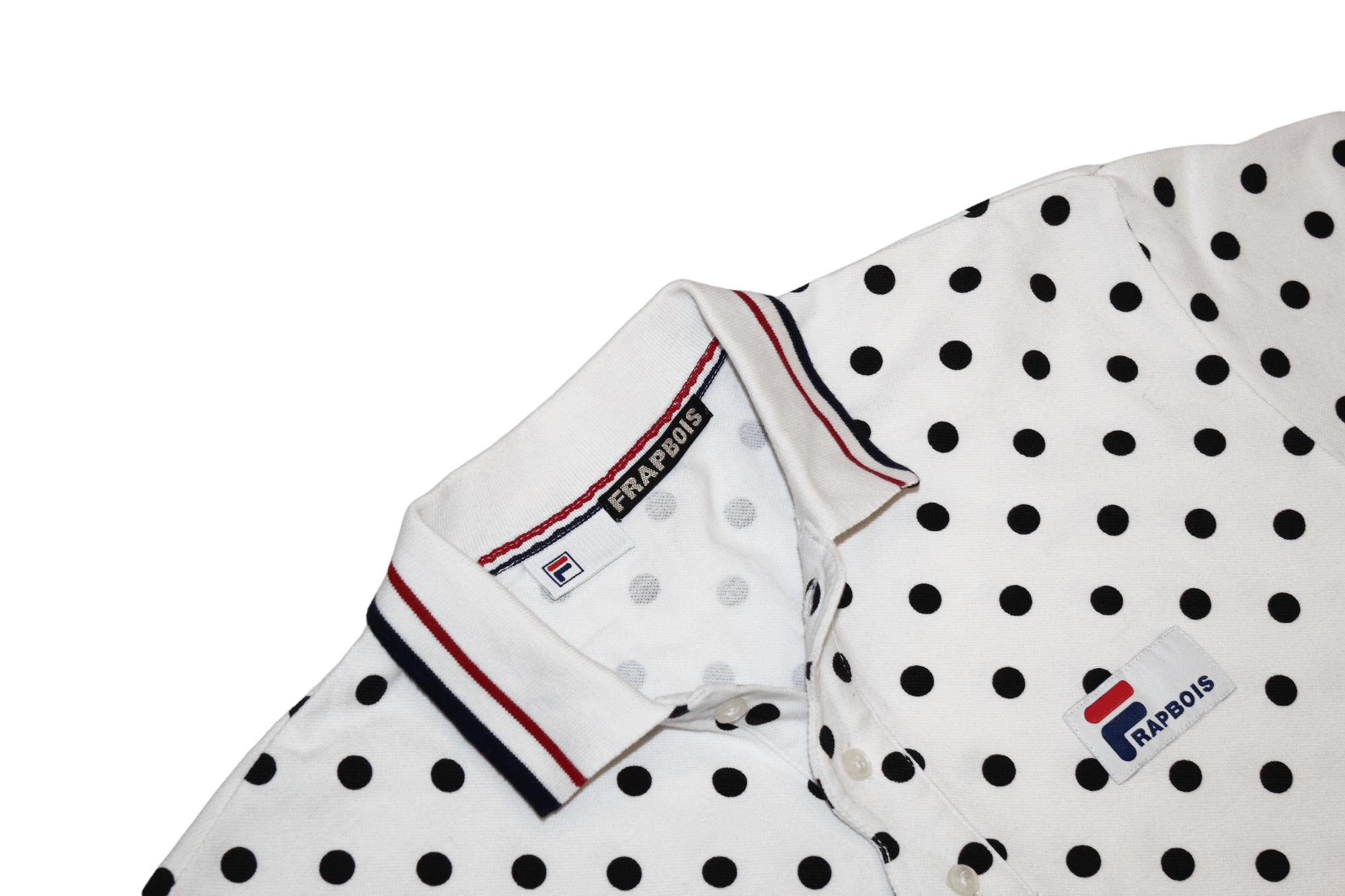 Frapbois Fila x Frapbois Issey Miyake Box Logo Dot Print Polo Shirt Size US S / EU 44-46 / 1 - 3 Thumbnail