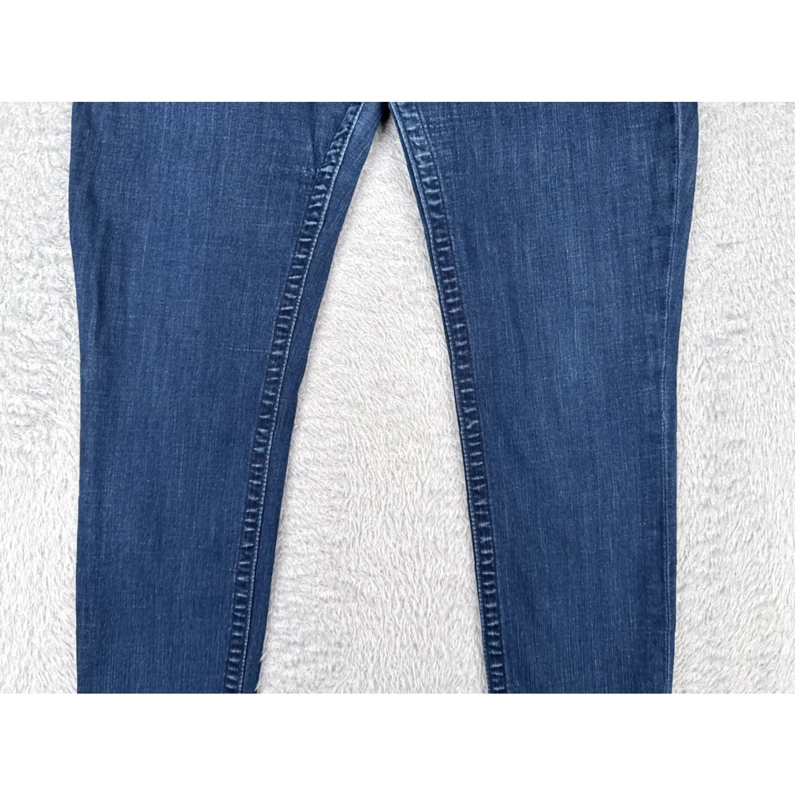 True Religion True Religion Jeans Women 32 Blue Denim Skinny Mid Rise Cotton Blend Bling 31x28 Size 24" / US 00 / IT 34 - 3 Thumbnail