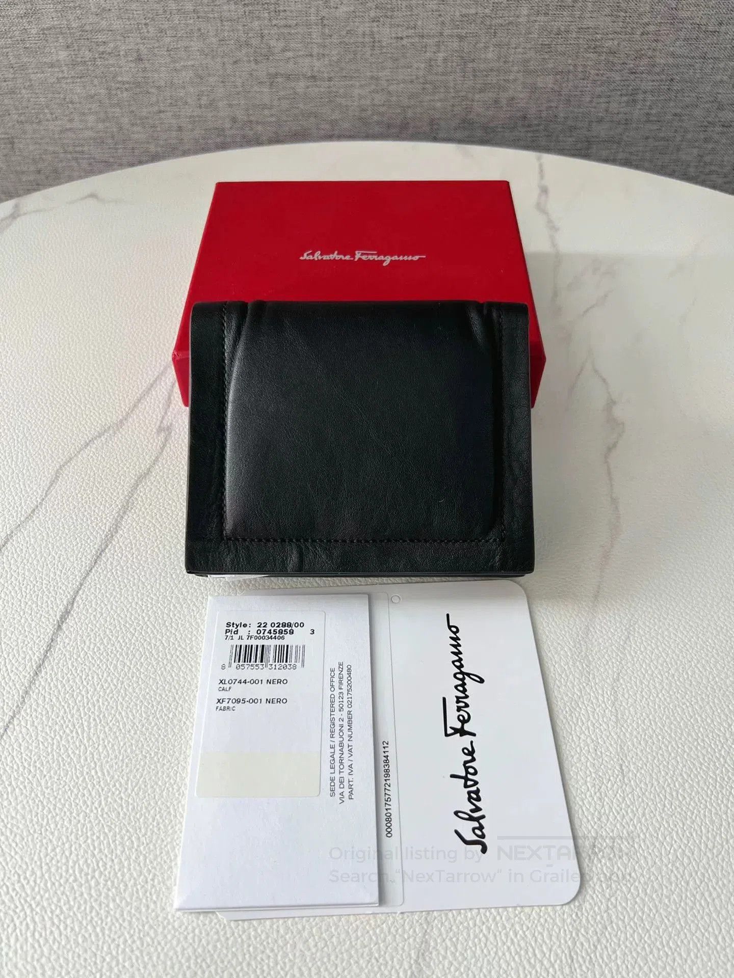 Salvatore Ferragamo Ferragamo Black Bow Short Wallet. Size ONE SIZE - 2 Thumbnail