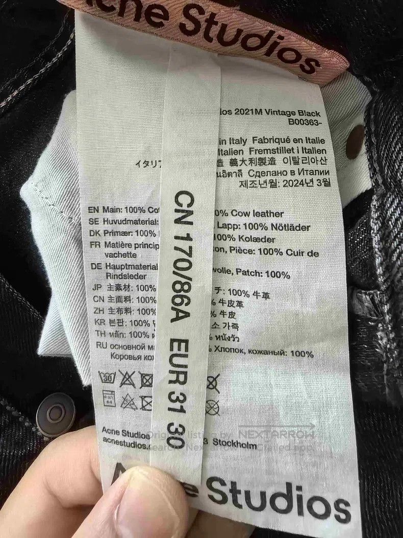 Acne Studios Acne Studios black jeans Size US 30 / EU 46 - 3 Thumbnail