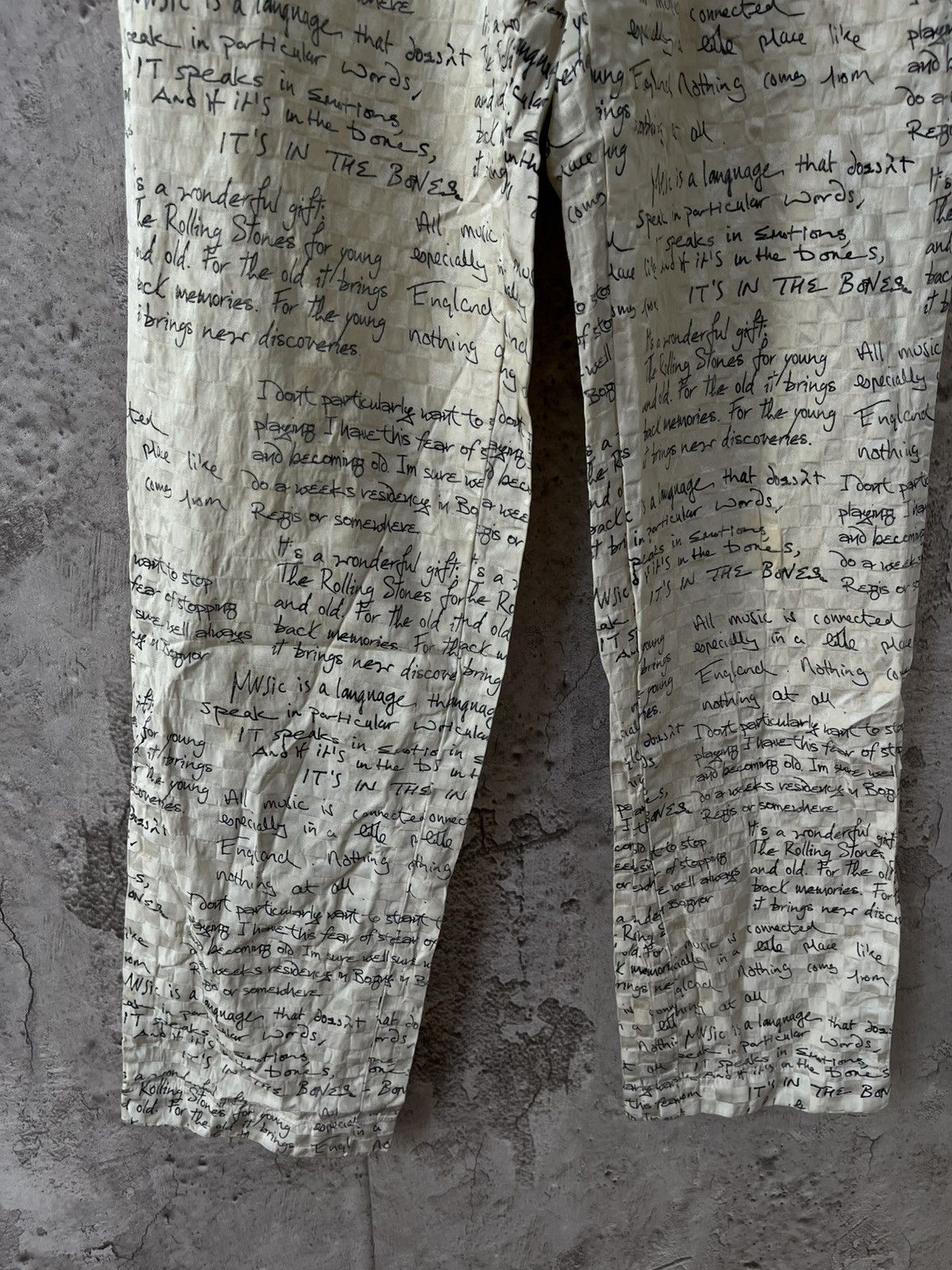 Comme des Garcons Homme Plus Comme des Garçons Homme Plus “Music Is a Language” Pants Size US 32 / EU 48 - 3 Thumbnail