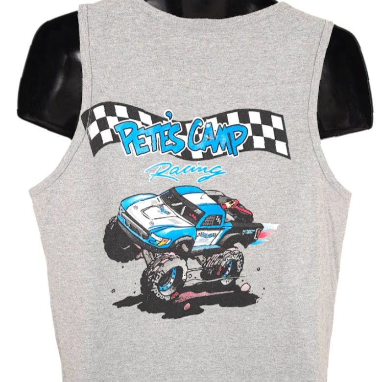 Gildan Gildan Tank Mens Large Gray Off Roading Camp Racing Petes Tank Top Size US L / EU 52-54 / 3 - 2 Thumbnail