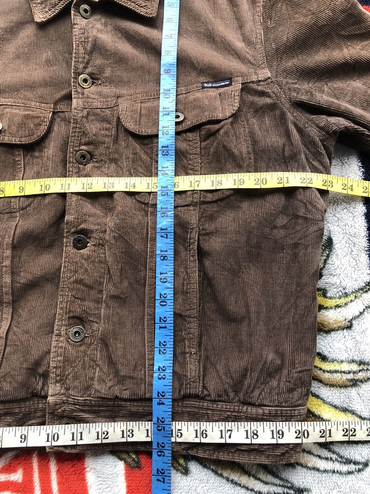 Dolce & Gabbana Vintage Dolce and Gabbana Corduroy Denim Jacket Size US M / EU 48-50 / 2 - 13 Thumbnail