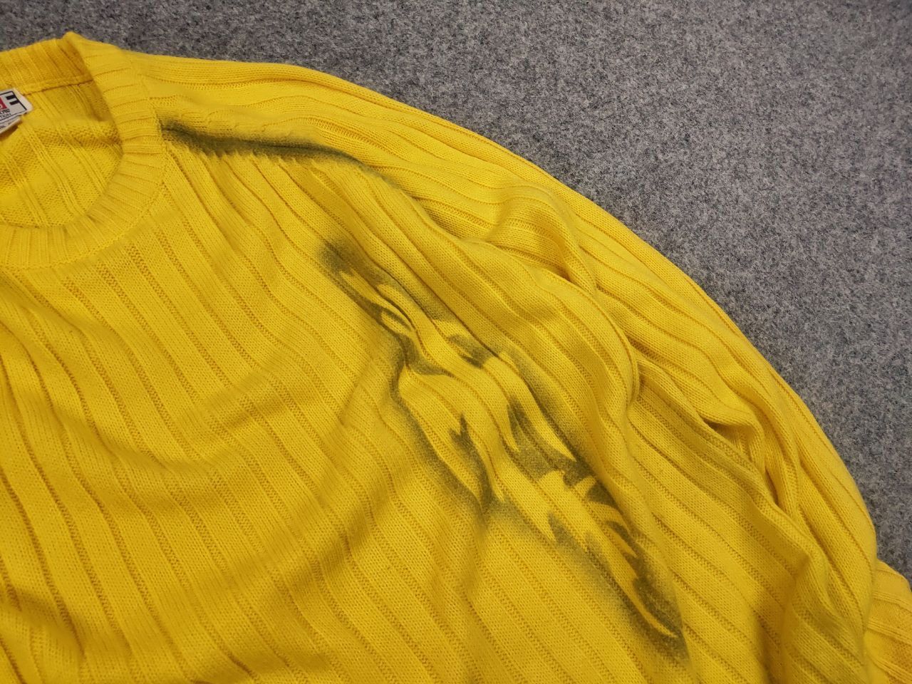 If Six Was Nine Vtg Y2K Hysteric Glamour Style Opium Yellow ribbed sweater Size US M / EU 48-50 / 2 - 7 Thumbnail