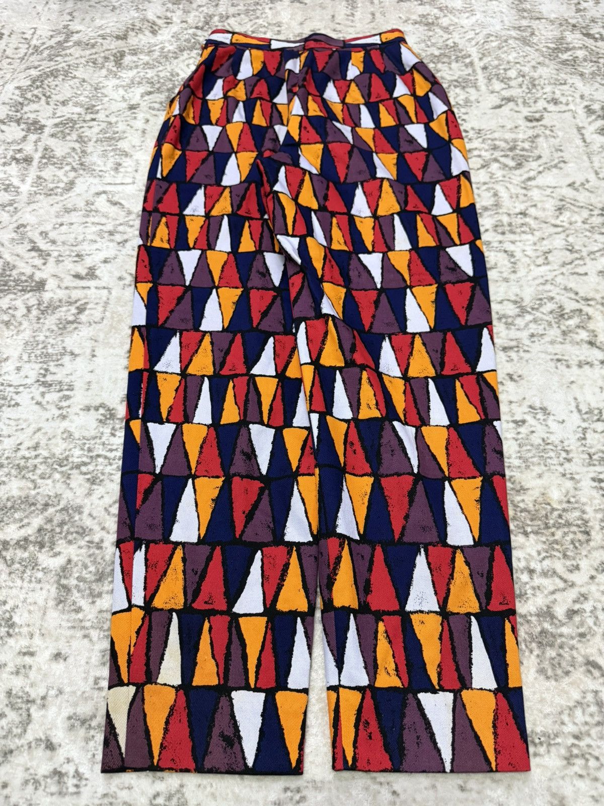 Yves Saint Laurent Archive Yves Saint Laurent Geometric Balloon Tapered Pants Size 26" / US 2 / IT 38 - 2 Thumbnail
