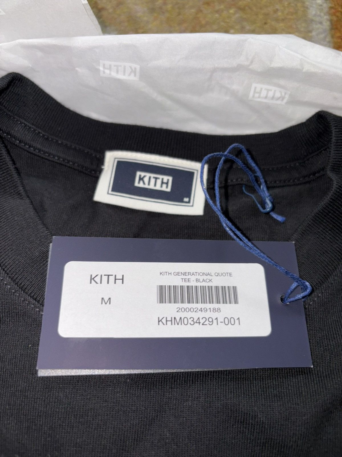 Kith Kith Generational Quote Tee Black Size US M / EU 48-50 / 2 - 4 Thumbnail