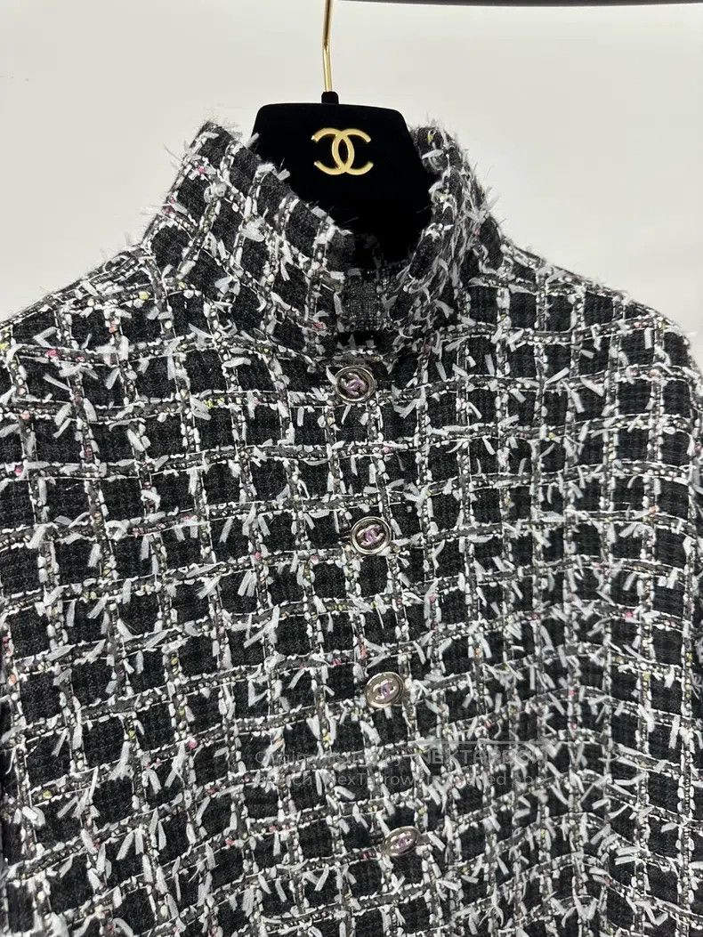 Chanel Chanel 23A tweed knitted coat Size XXS / US 00 / IT 34 - 3 Thumbnail