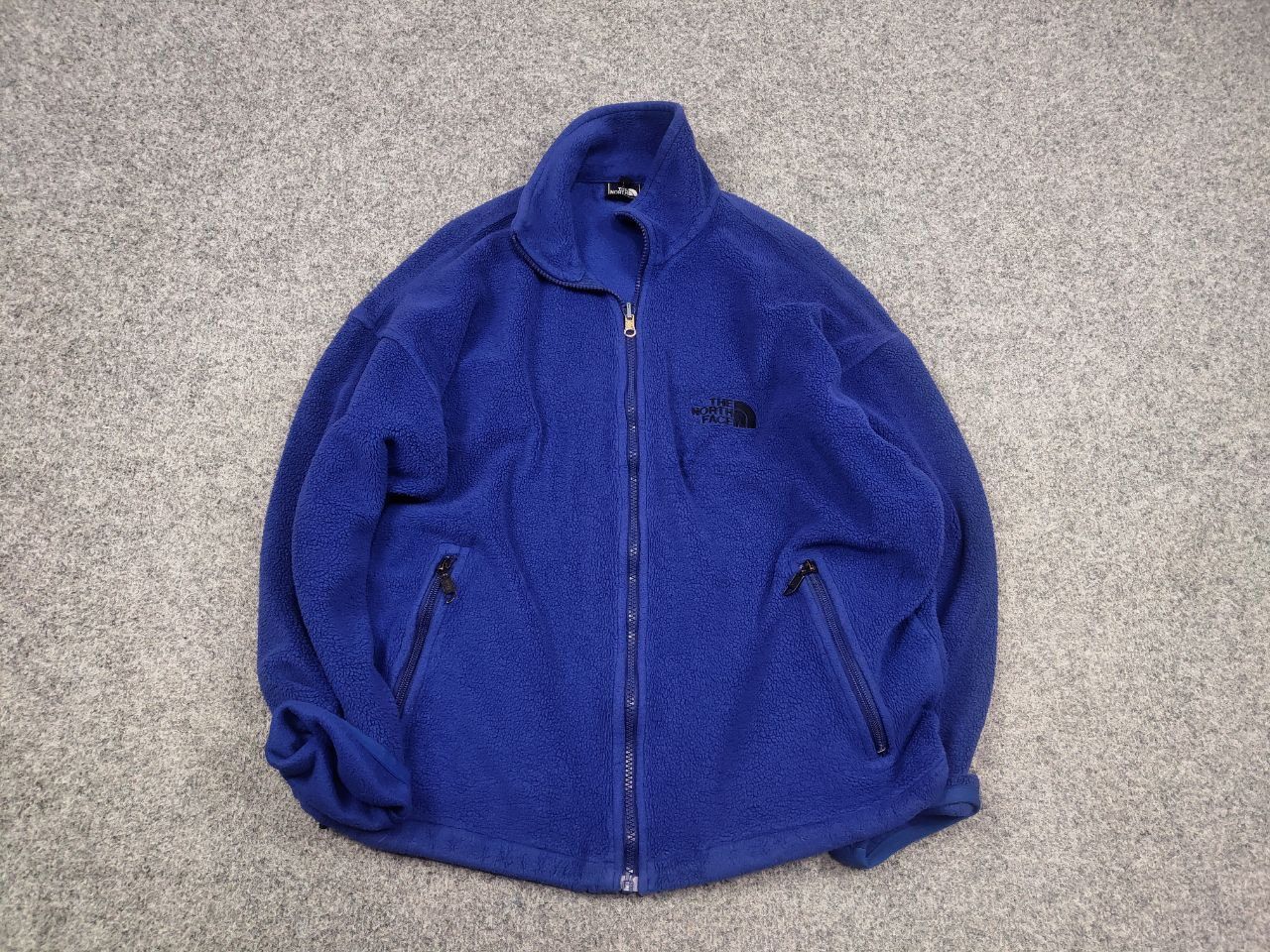 The North Face Vintage 90's The North Face Genezis Fleece Zip Blue Jacket Size US M / EU 48-50 / 2 - 2 Thumbnail
