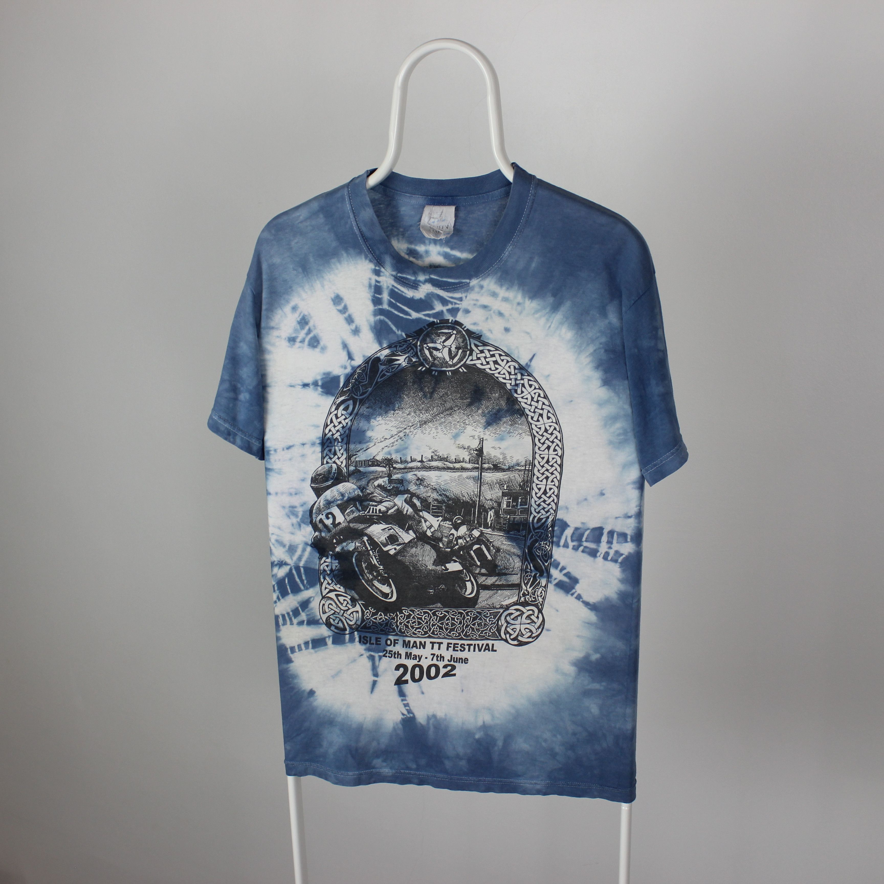 Vintage Vintage Isle Of Man 2002 Rare Tee 25th may 7th june Size US M / EU 48-50 / 2 - 2 Thumbnail
