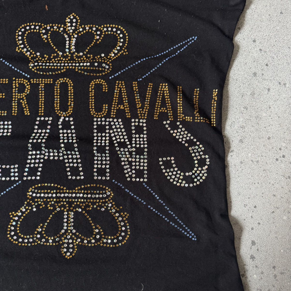 Roberto Cavalli Roberto Cavalli Vintage Y2K Rhinestones T-Shirt Size S / US 4 / IT 40 - 7 Thumbnail