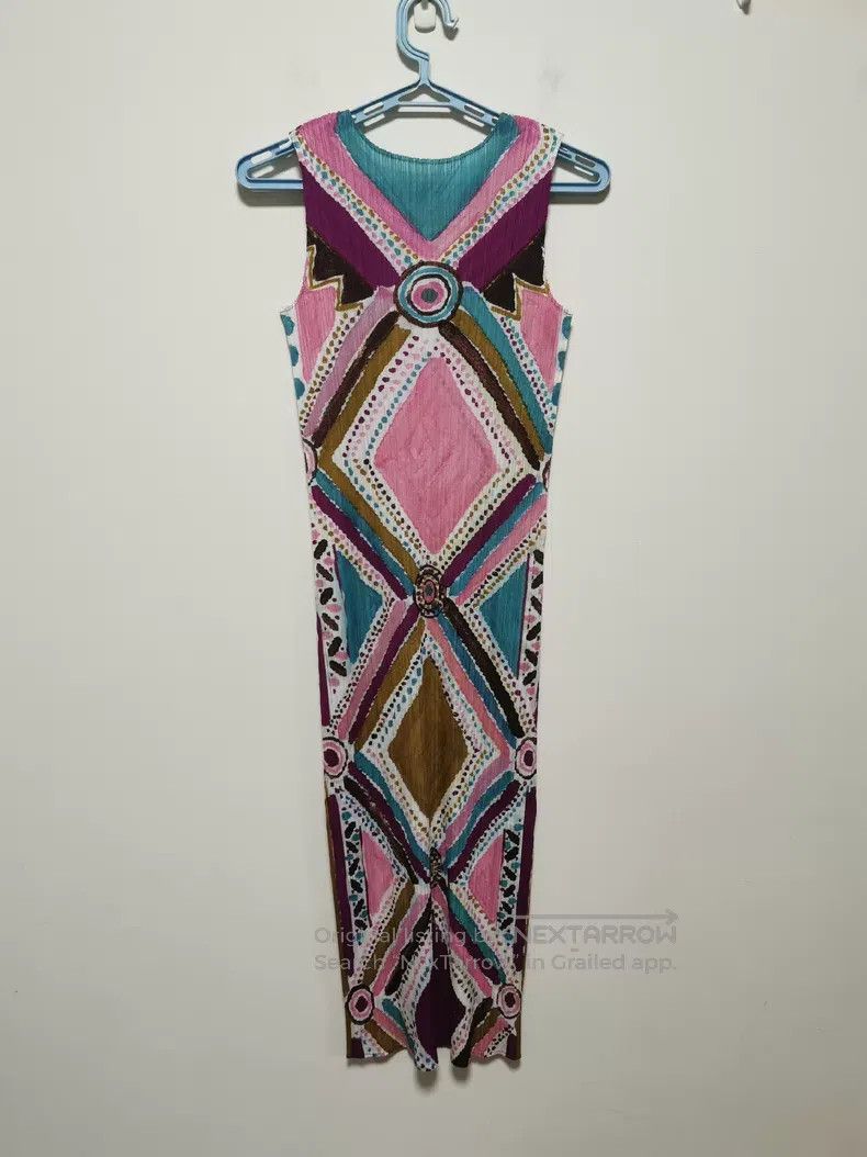 Issey Miyake Issey Miyake Pastel Dress Size XL / US 12-14 / IT 48-50 - 2 Thumbnail