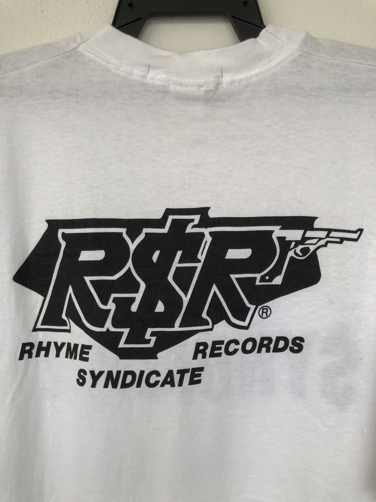 Rap Tees Vintage 90s SYNDICATE Hi Hop Label Records Size US XL / EU 56 / 4 - 2 Thumbnail