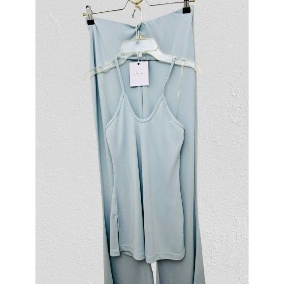 Christian Lacroix L'Academie Crepe Jersey Set - Bell Bottoms Pants & Halter To Size S / US 4 / IT 40 - 2 Thumbnail