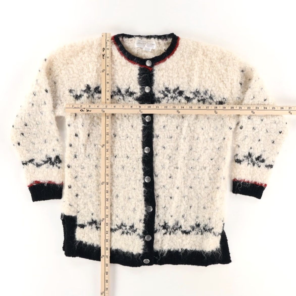 Jones New York Jones Ney York Mohair Cardigan Sweater Ivory Women's PM Shirt Size M / US 6-8 / IT 42-44 - 3 Thumbnail