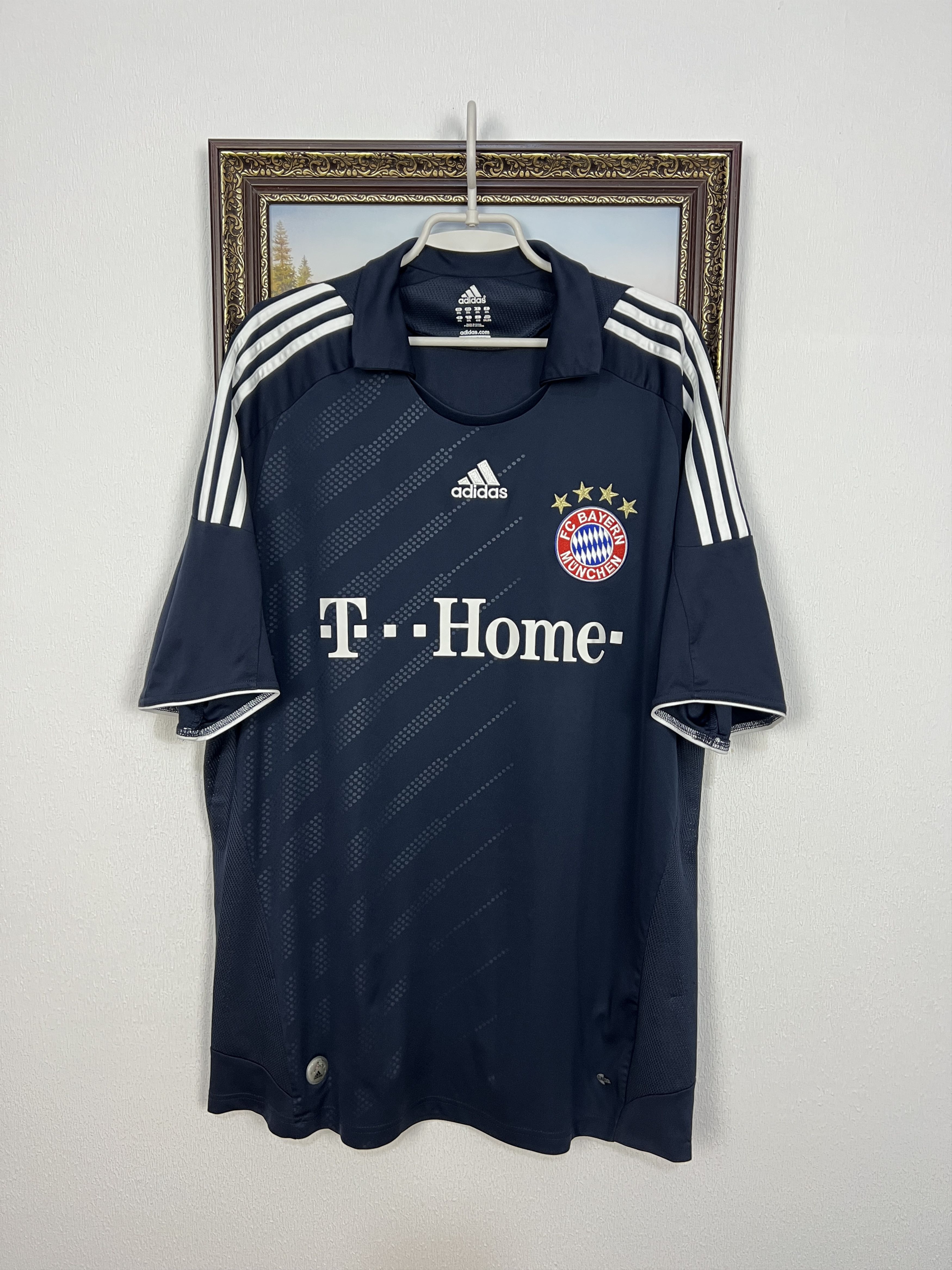 Adidas Bayern Munich Away football shirt 2008 Soccer Adidas Jersey Size US XXL / EU 58 / 5 - 1 Thumbnail
