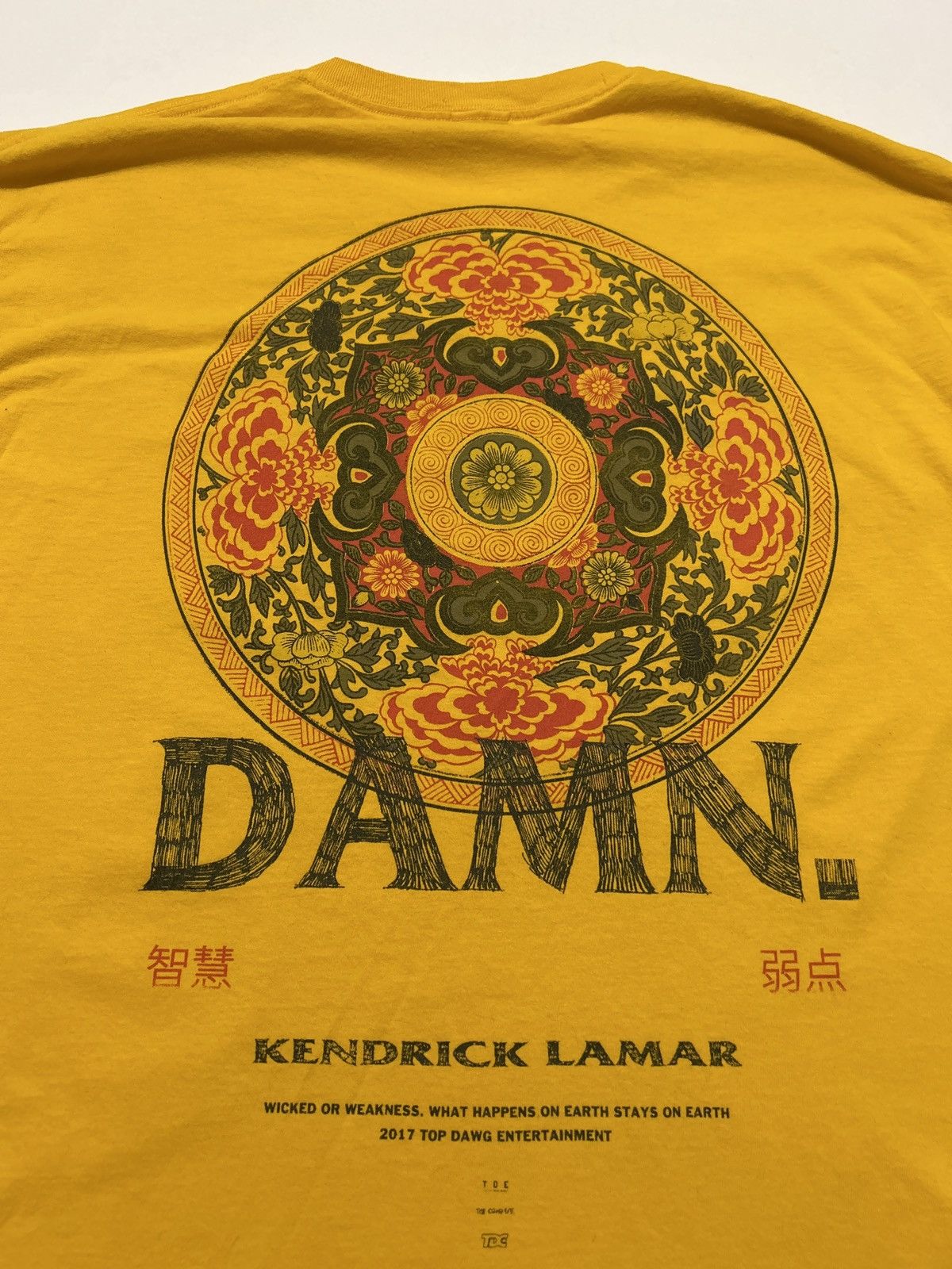 Kendrick Lamar 2017 Kendrick Lamar DAMN Long Sleeve Tshirt Size US XL / EU 56 / 4 - 6 Thumbnail