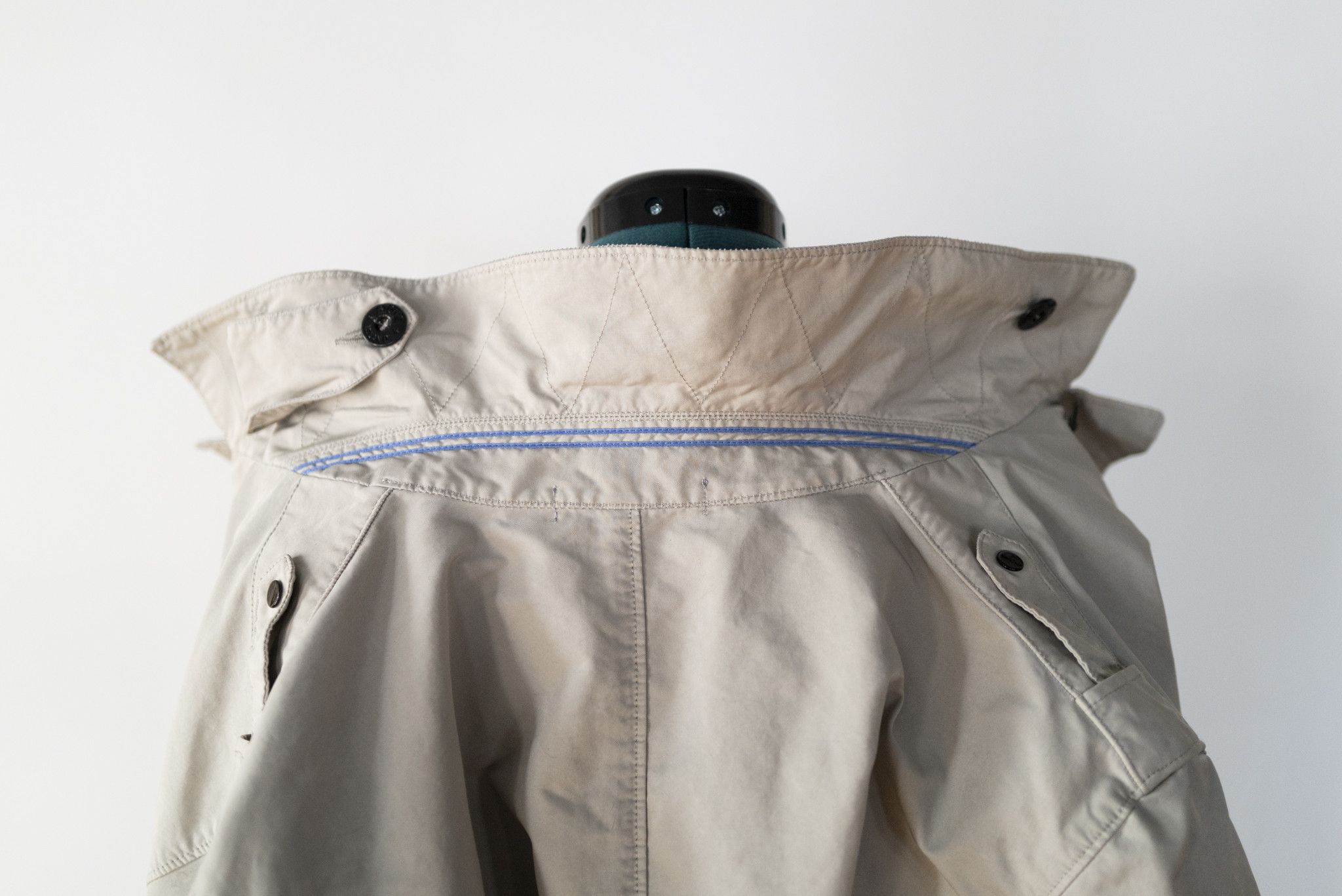 Stone Island VINTAGE STONE ISLAND PARKA 65/35 POLY/NYLON BEIGE SZ. XL Size US XL / EU 56 / 4 - 3 Thumbnail