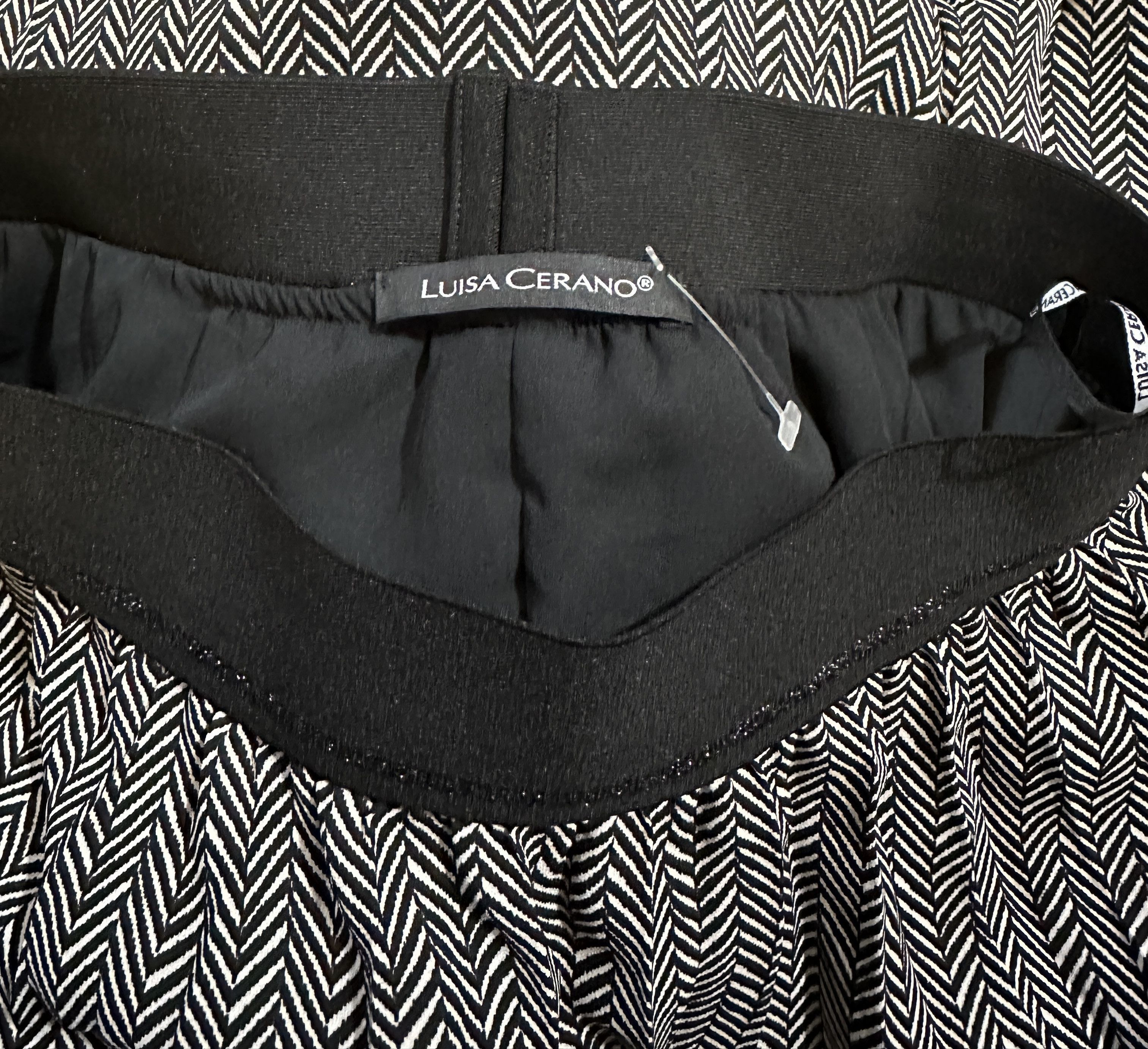 Luisa Cerano Midi skirt black white Size 30" / US 8 / IT 44 - 5 Thumbnail