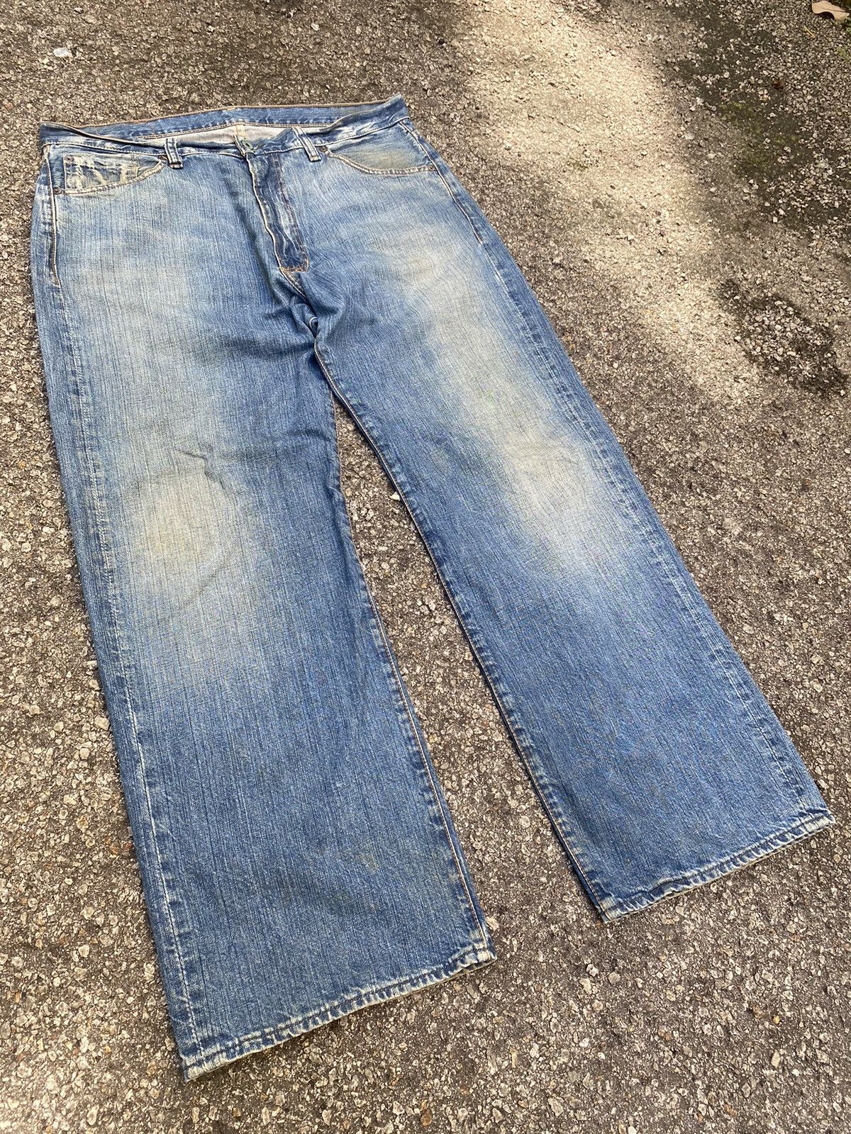 Polo Ralph Lauren Polo Ralph Lauren Denim Baggy Loose Fit Jeans Size US 37 - 3 Thumbnail
