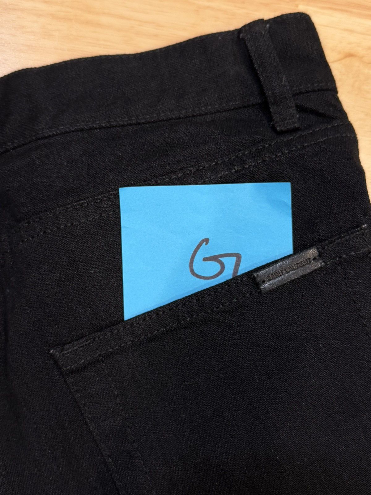 Saint Laurent Paris D14 Slim Denim Jeans 29 Size US 30 / EU 46 - 7 Thumbnail