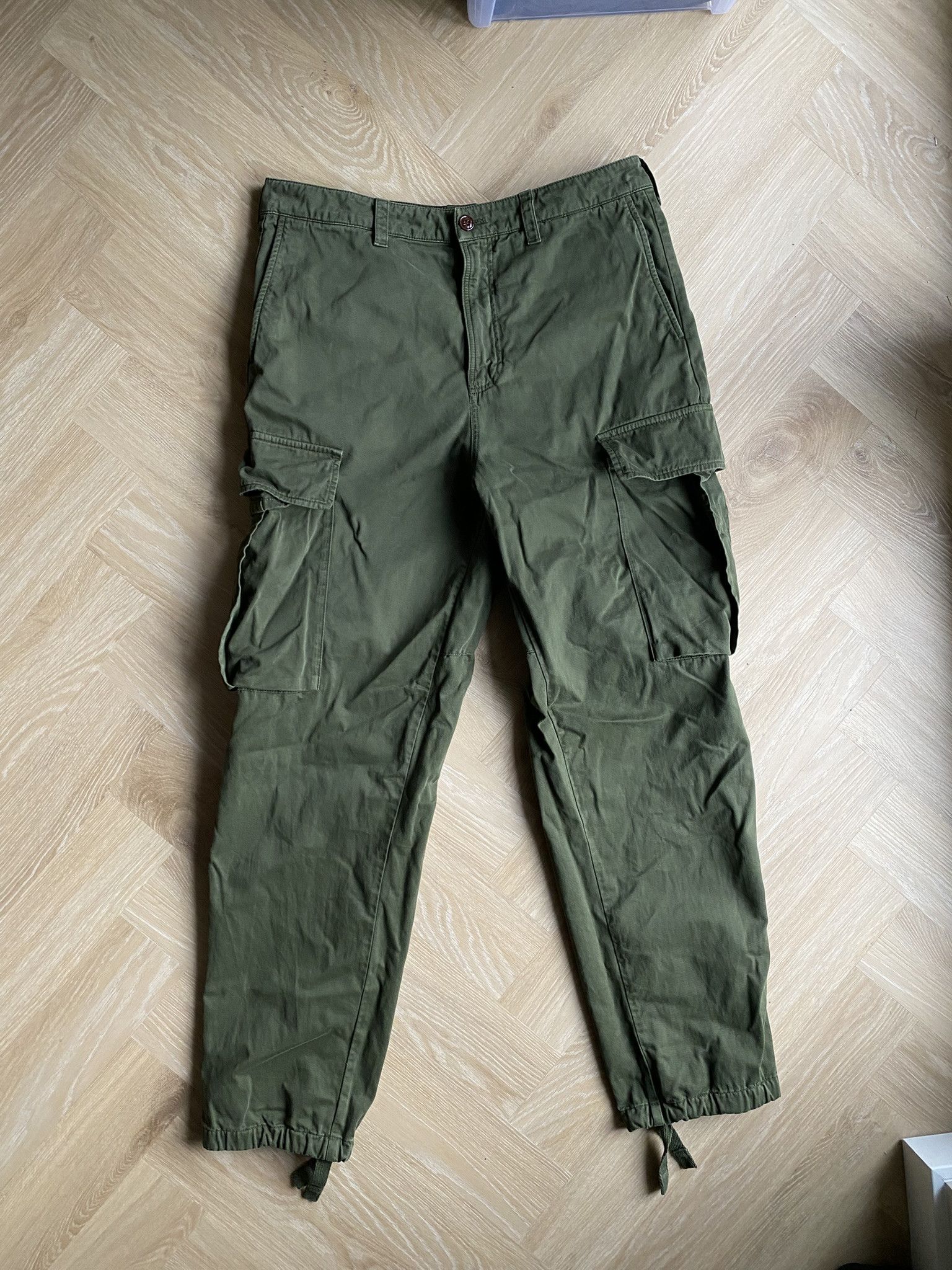 Acne Studios 50/L - Cargo Trousers - Hunter Green Size US 34 / EU 50 - 5 Thumbnail