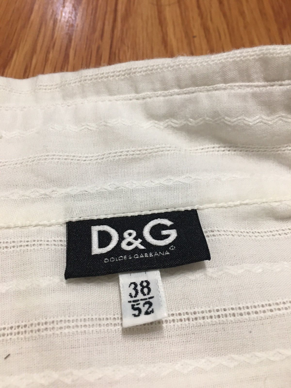 Dolce & Gabbana Dolce & Gabbana White Embroidered Men Shirt Size 38/52 Size US L / EU 52-54 / 3 - 3 Thumbnail